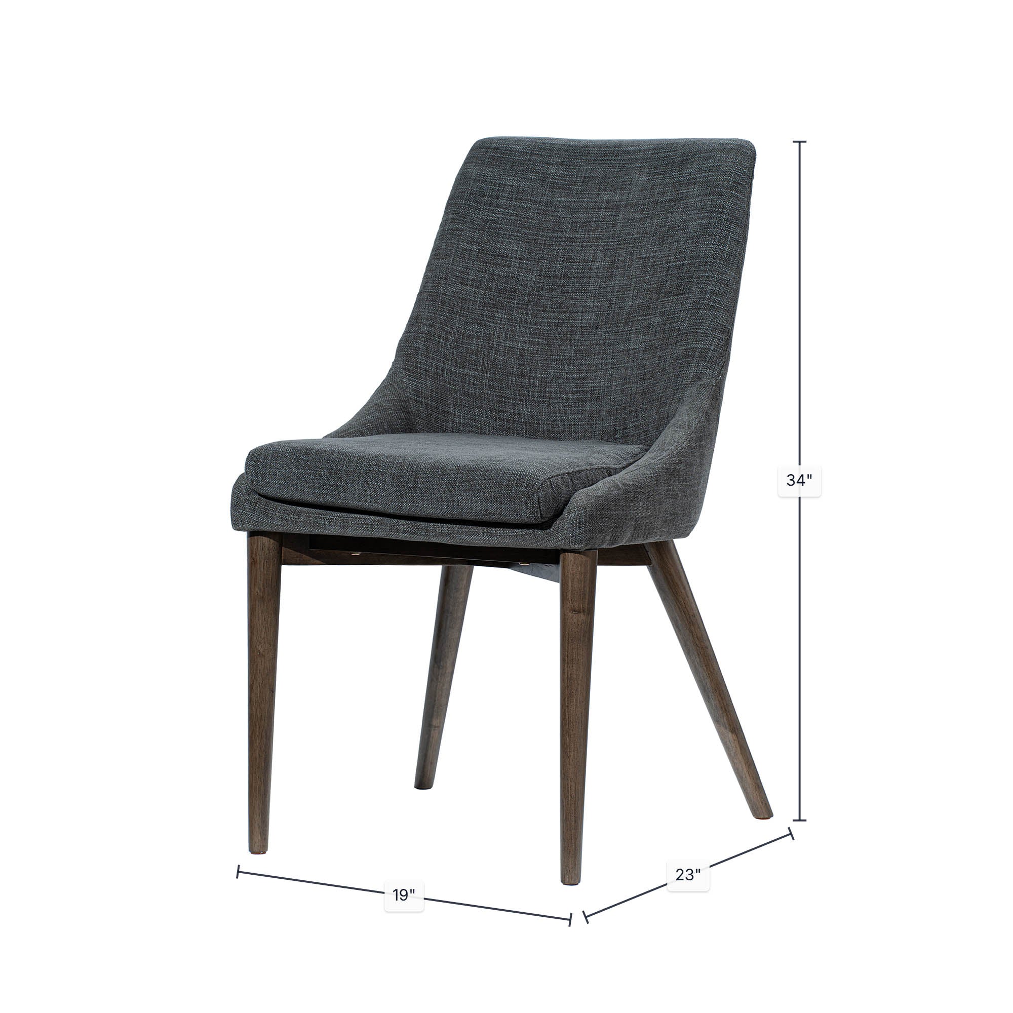 Fritz Side Dining Chair - Slate - Image 3