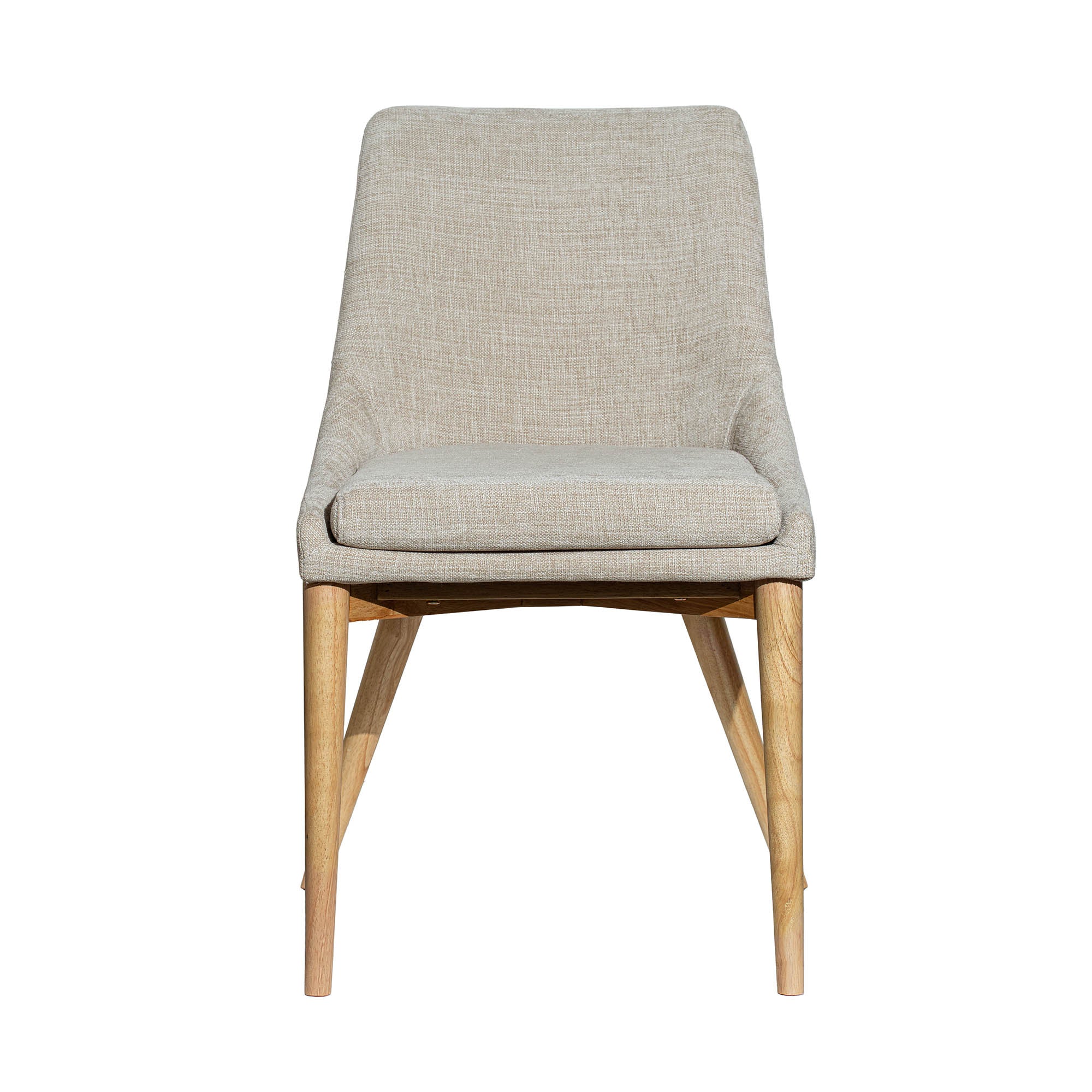Fritz Side Dining Chair - Taupe w/ Natural Leg - Image 4