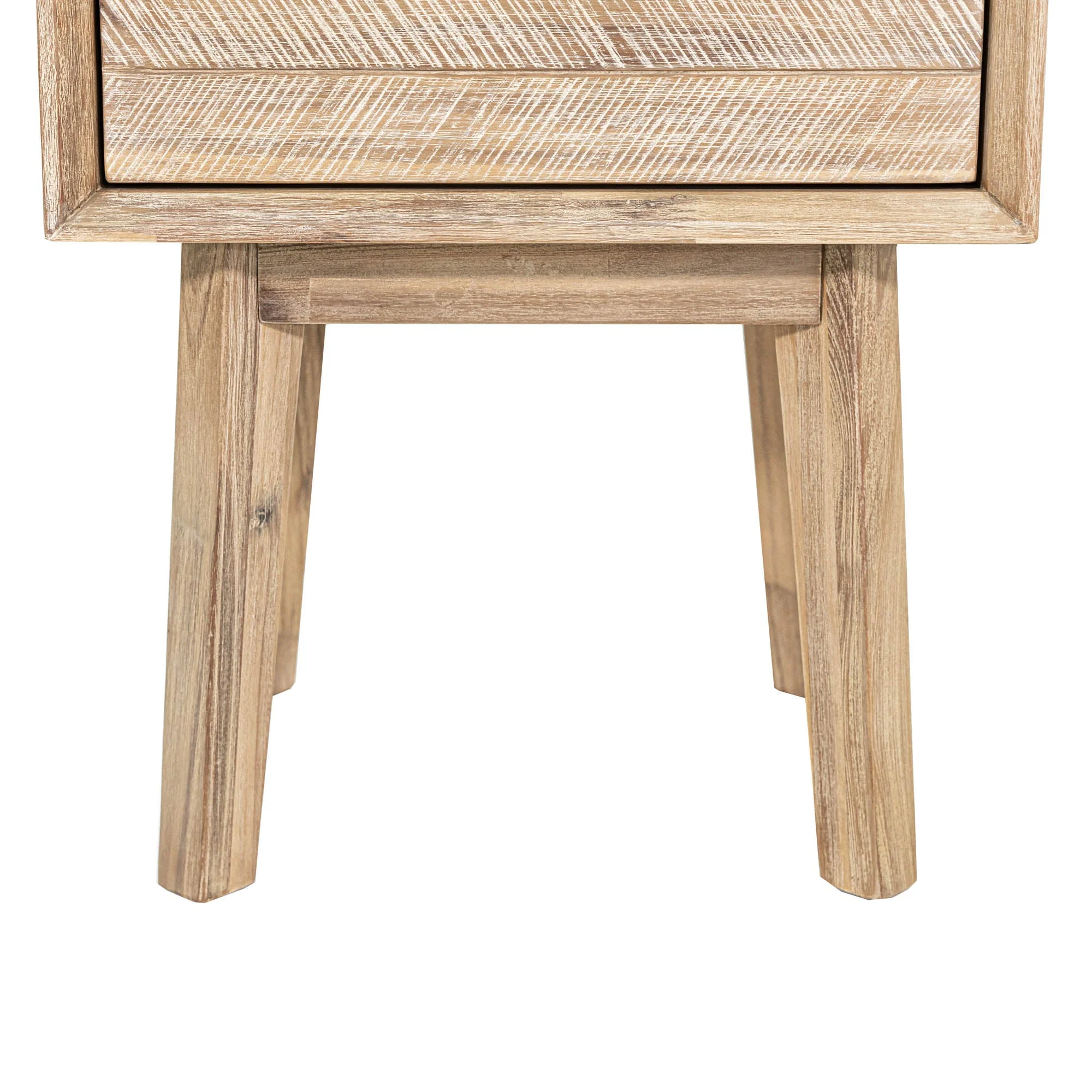 Gia 1 Drawer Nightstand - Light Driftwood - Image 13