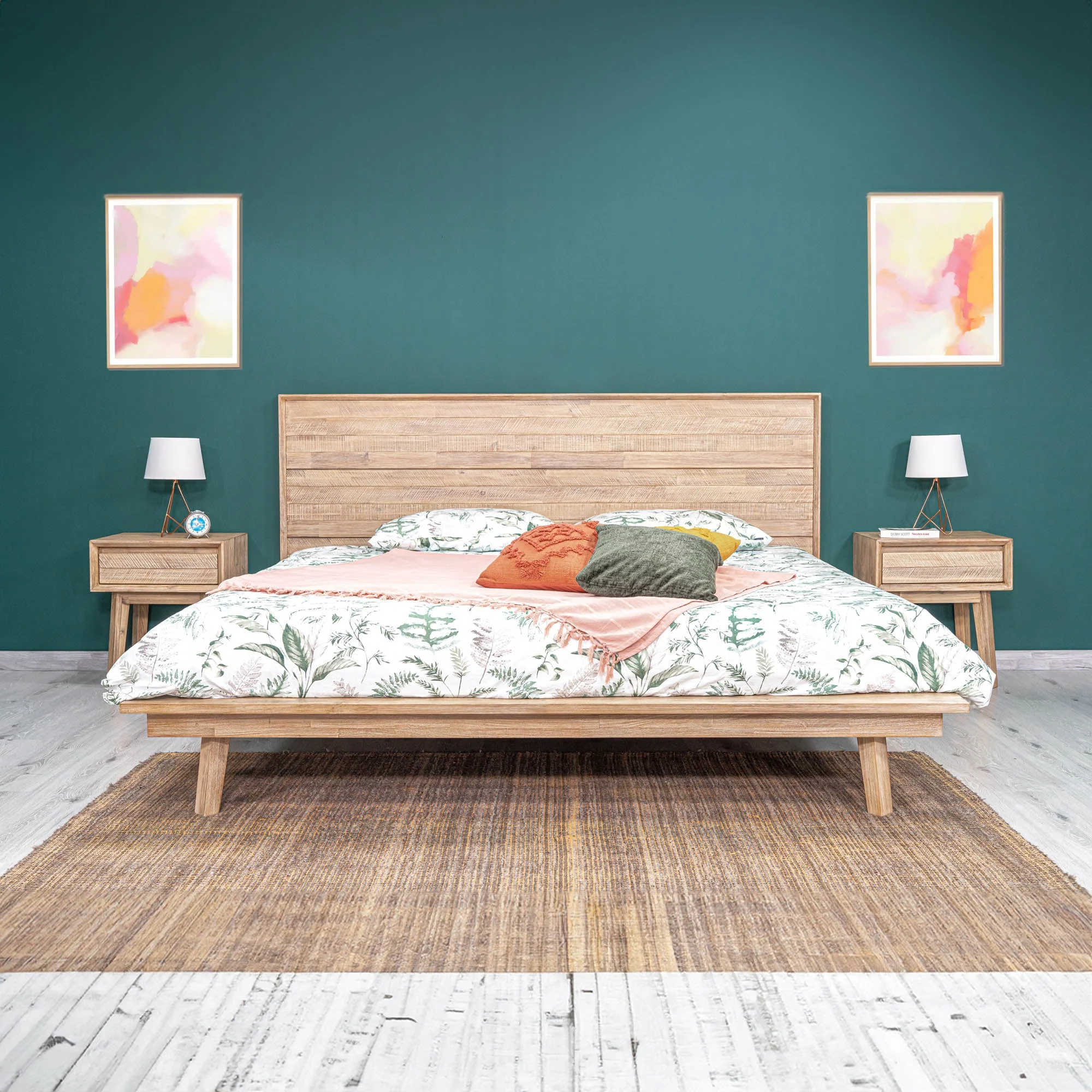 Gia 1 Drawer Nightstand - Light Driftwood - Image 16