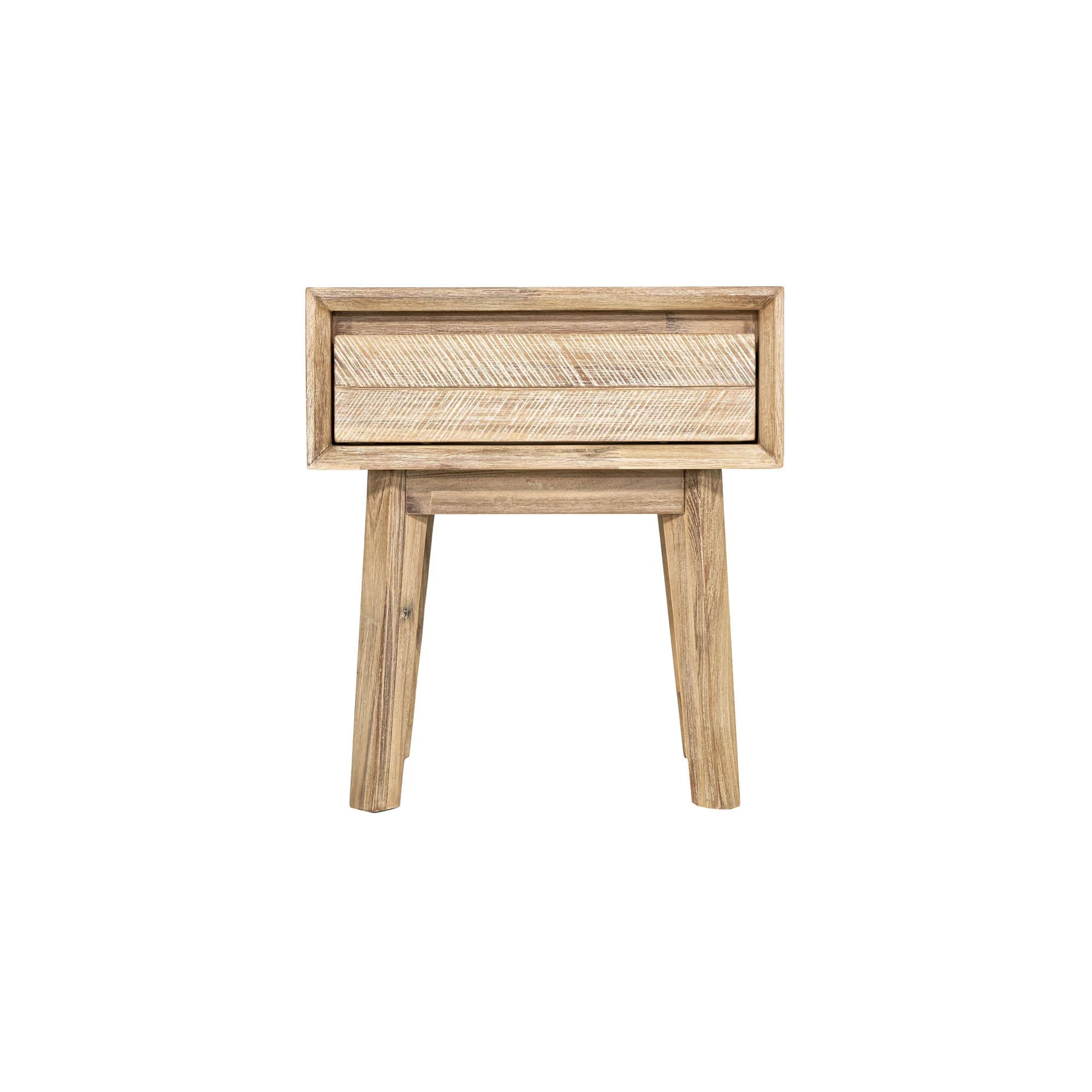 Gia 1 Drawer Nightstand - Light Driftwood - Image 5