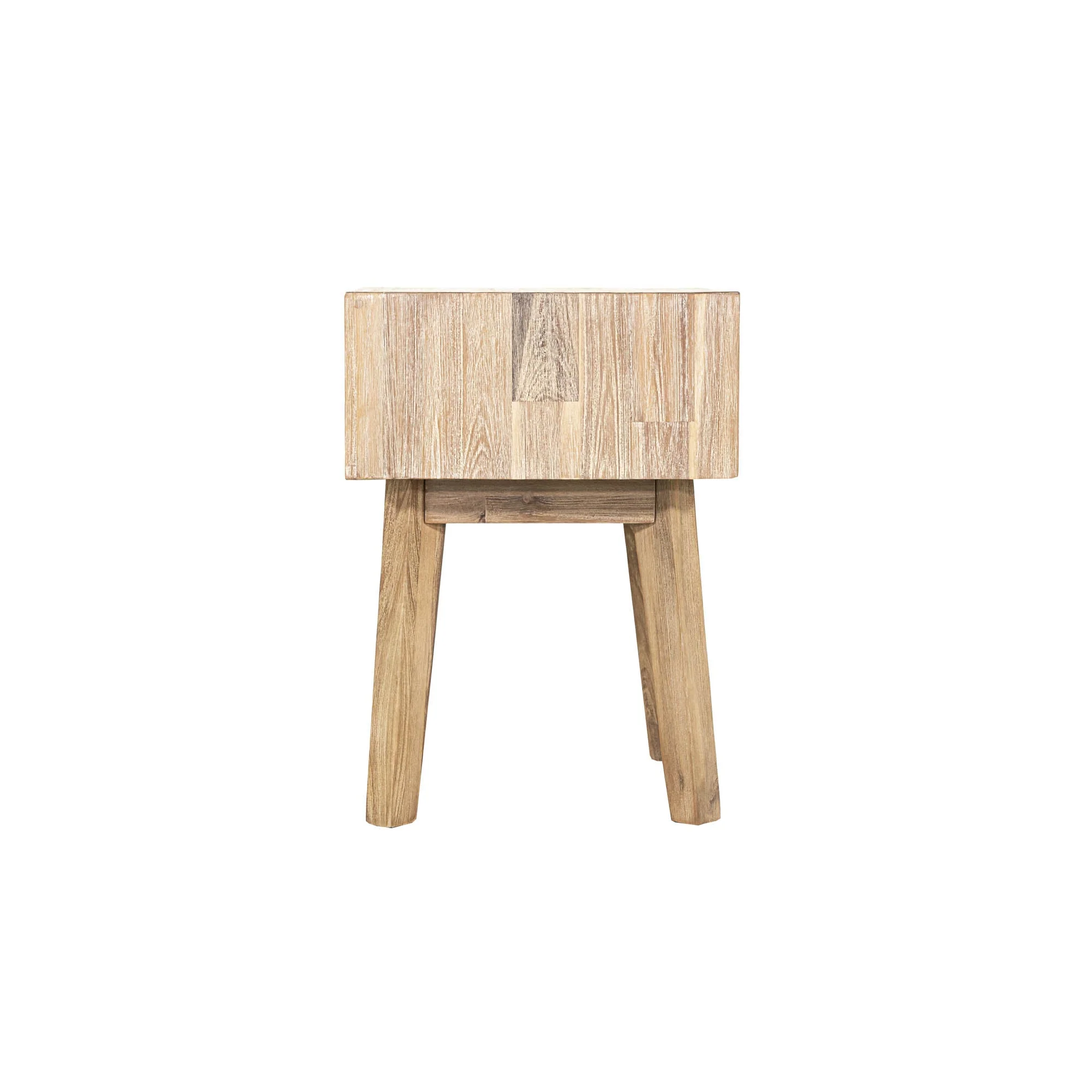 Gia 1 Drawer Nightstand - Light Driftwood - Image 7