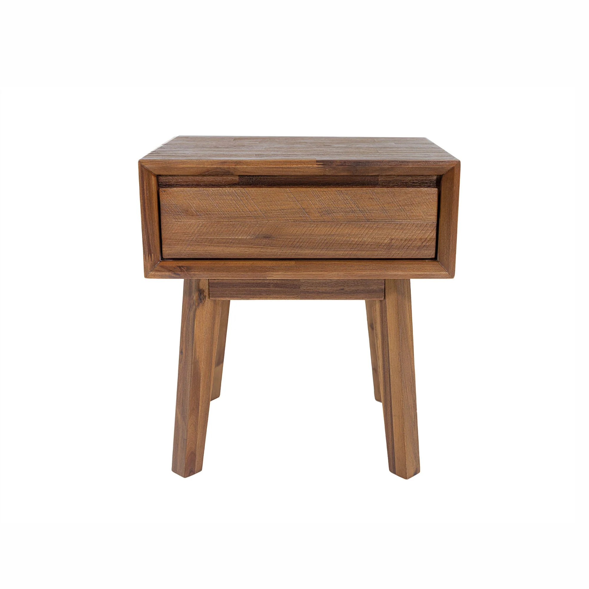 Gia 1 Drawer Nightstand - Warm Pecan - Image 12