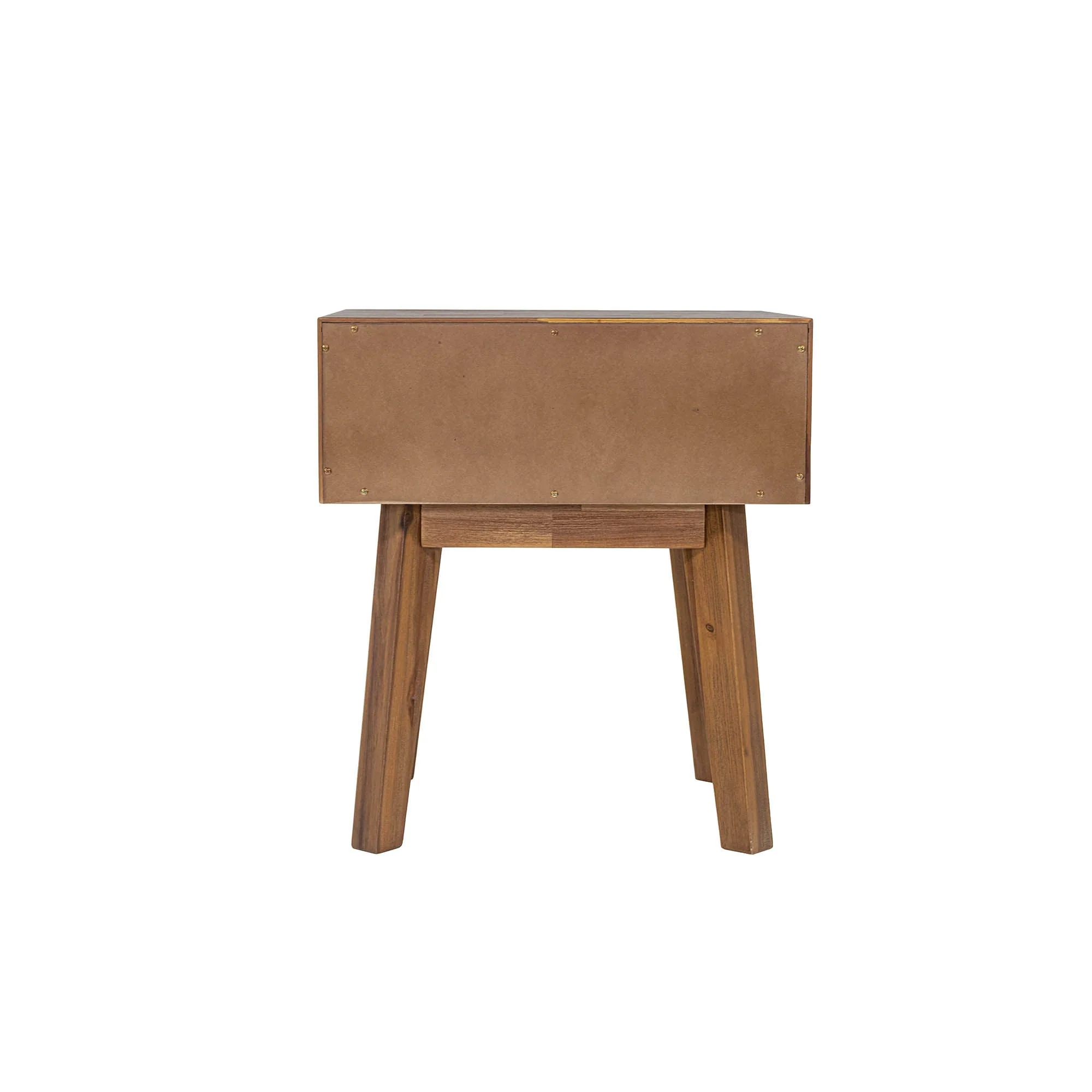 Gia 1 Drawer Nightstand - Warm Pecan - Image 6