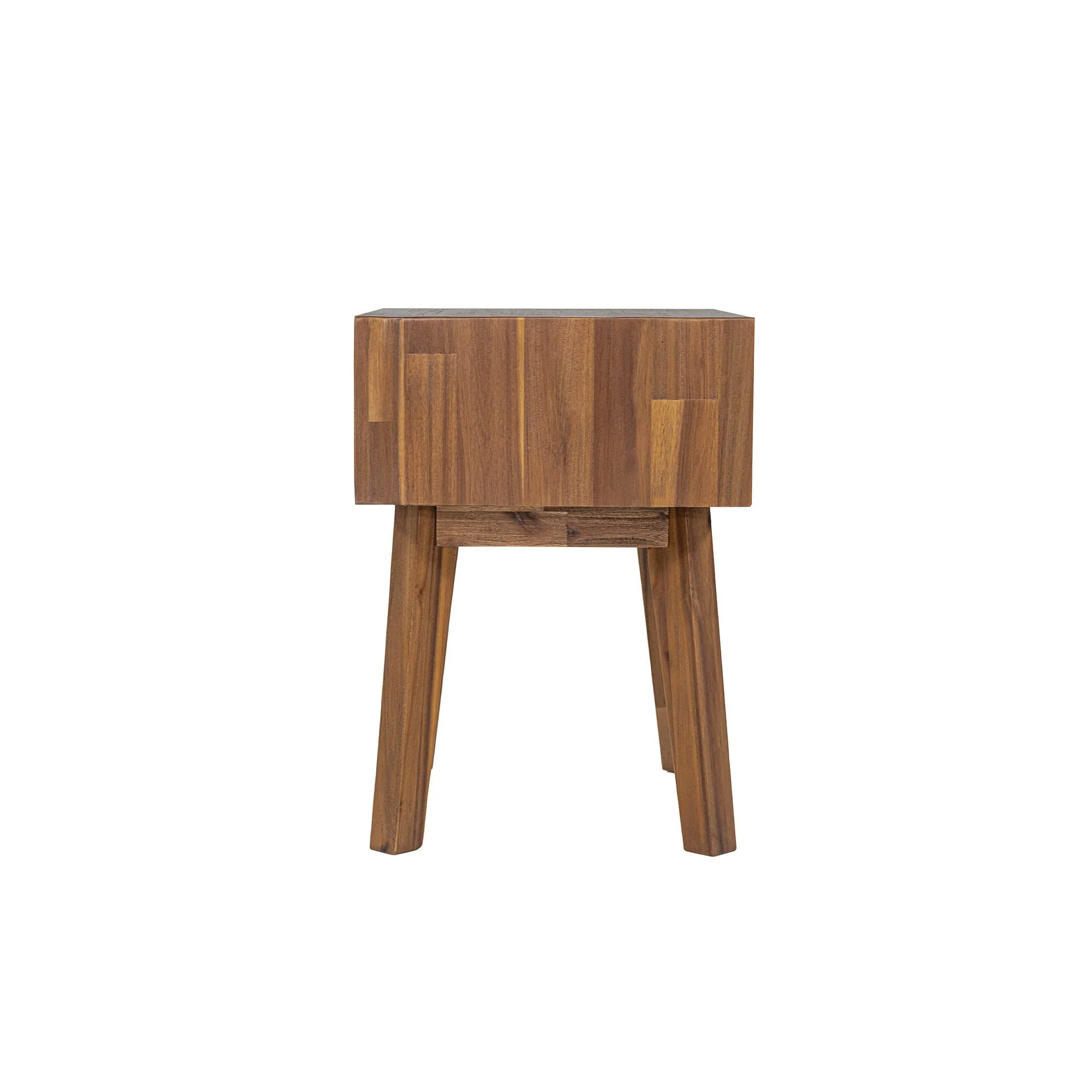 Gia 1 Drawer Nightstand - Warm Pecan - Image 7