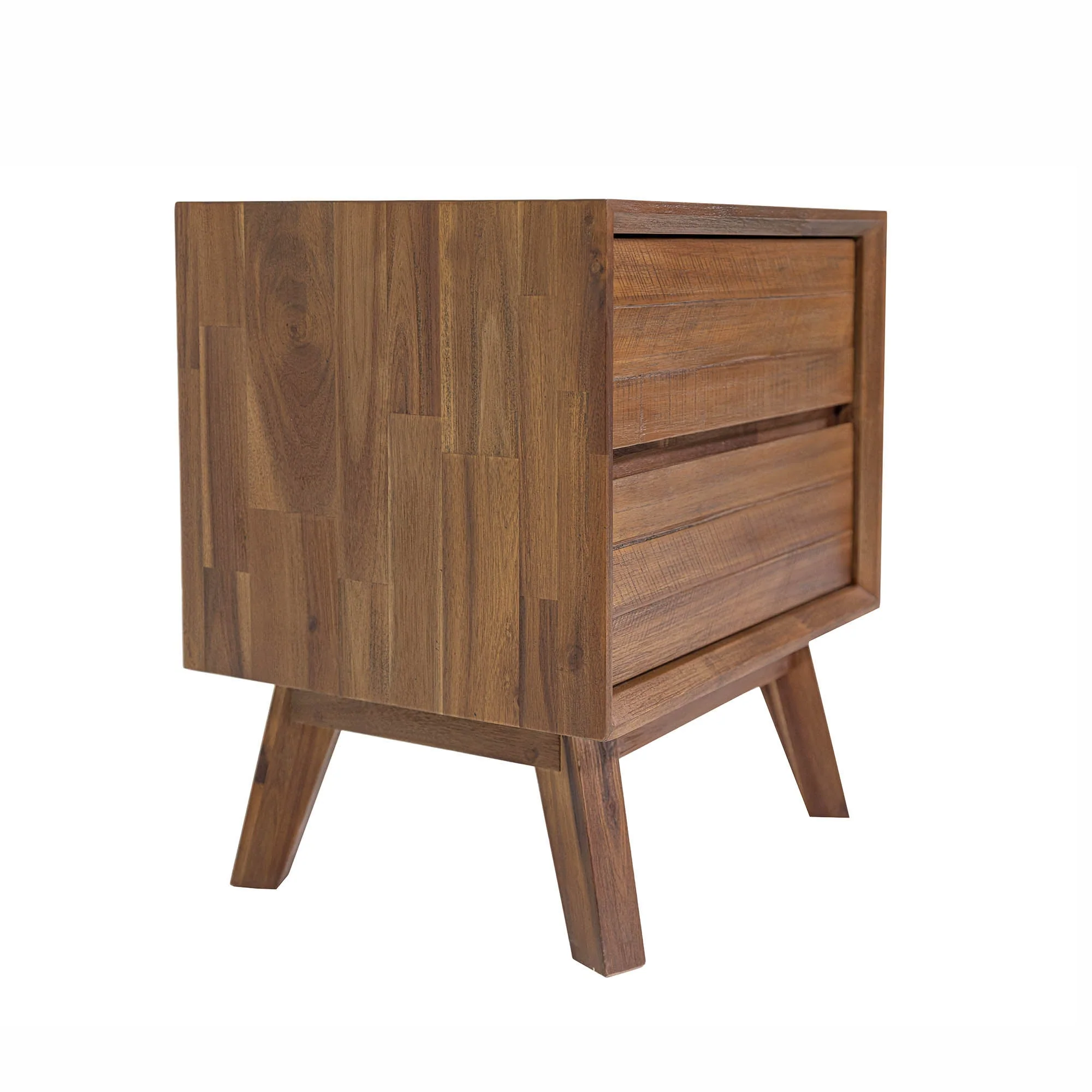 Gia 2 Drawer Nightstand - Warm Pecan - Image 10