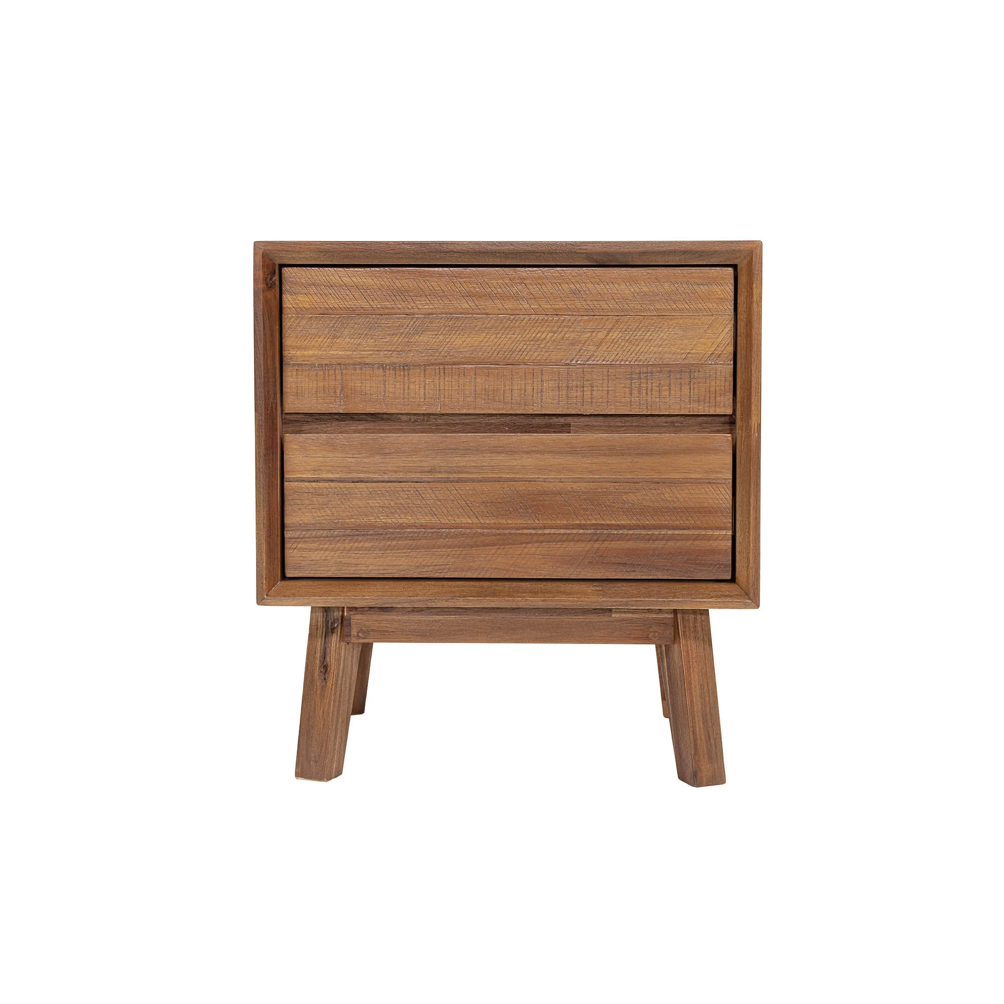 Gia 2 Drawer Nightstand - Warm Pecan - Image 4