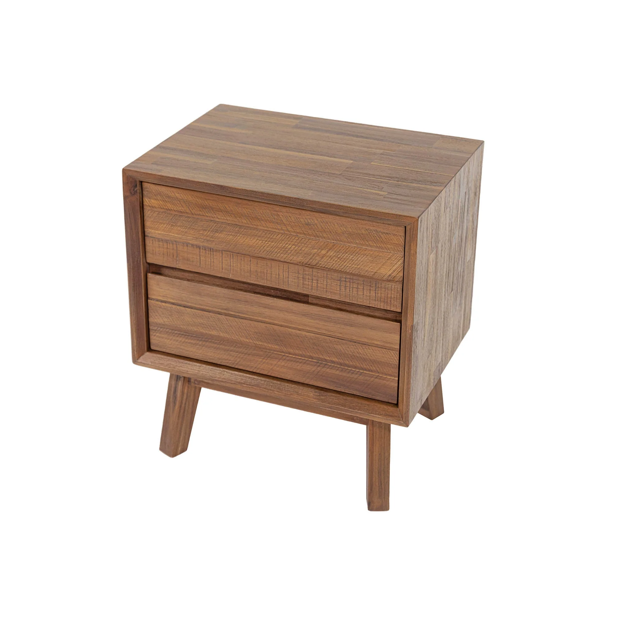 Gia 2 Drawer Nightstand - Warm Pecan - Image 7