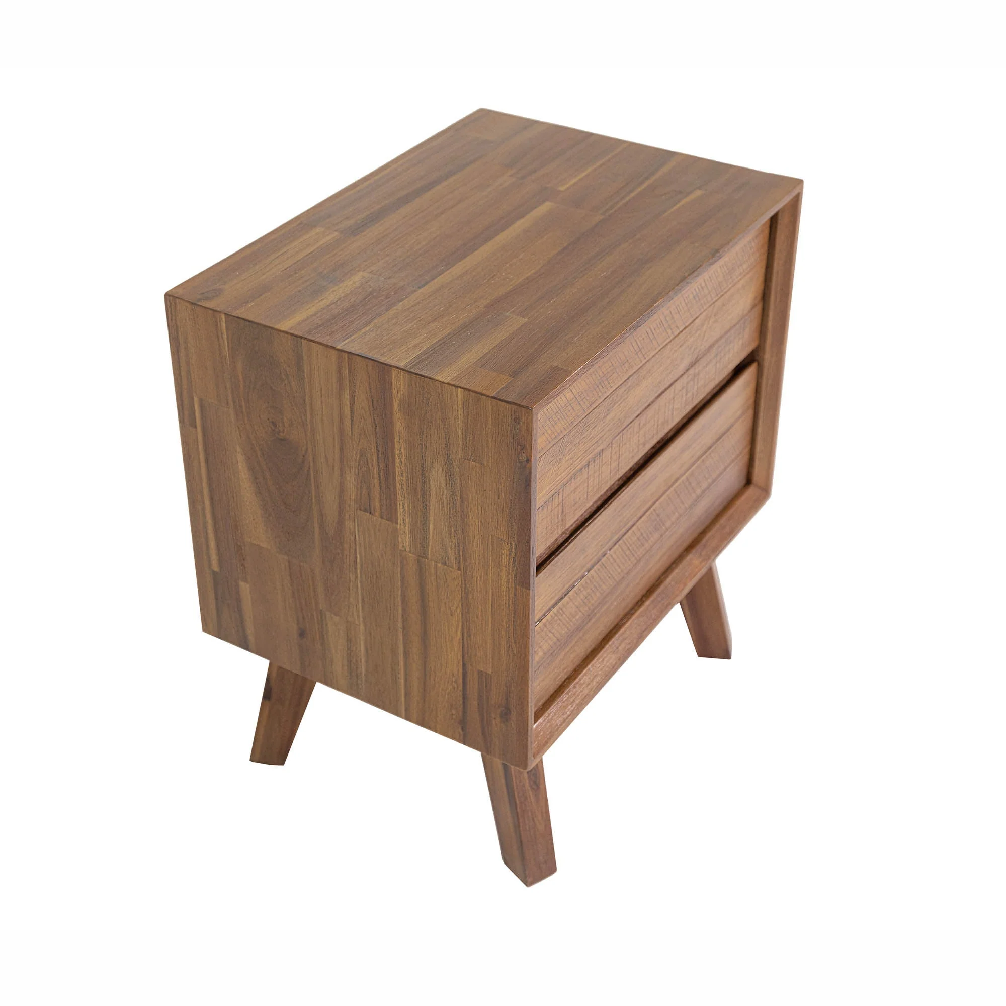 Gia 2 Drawer Nightstand - Warm Pecan - Image 8