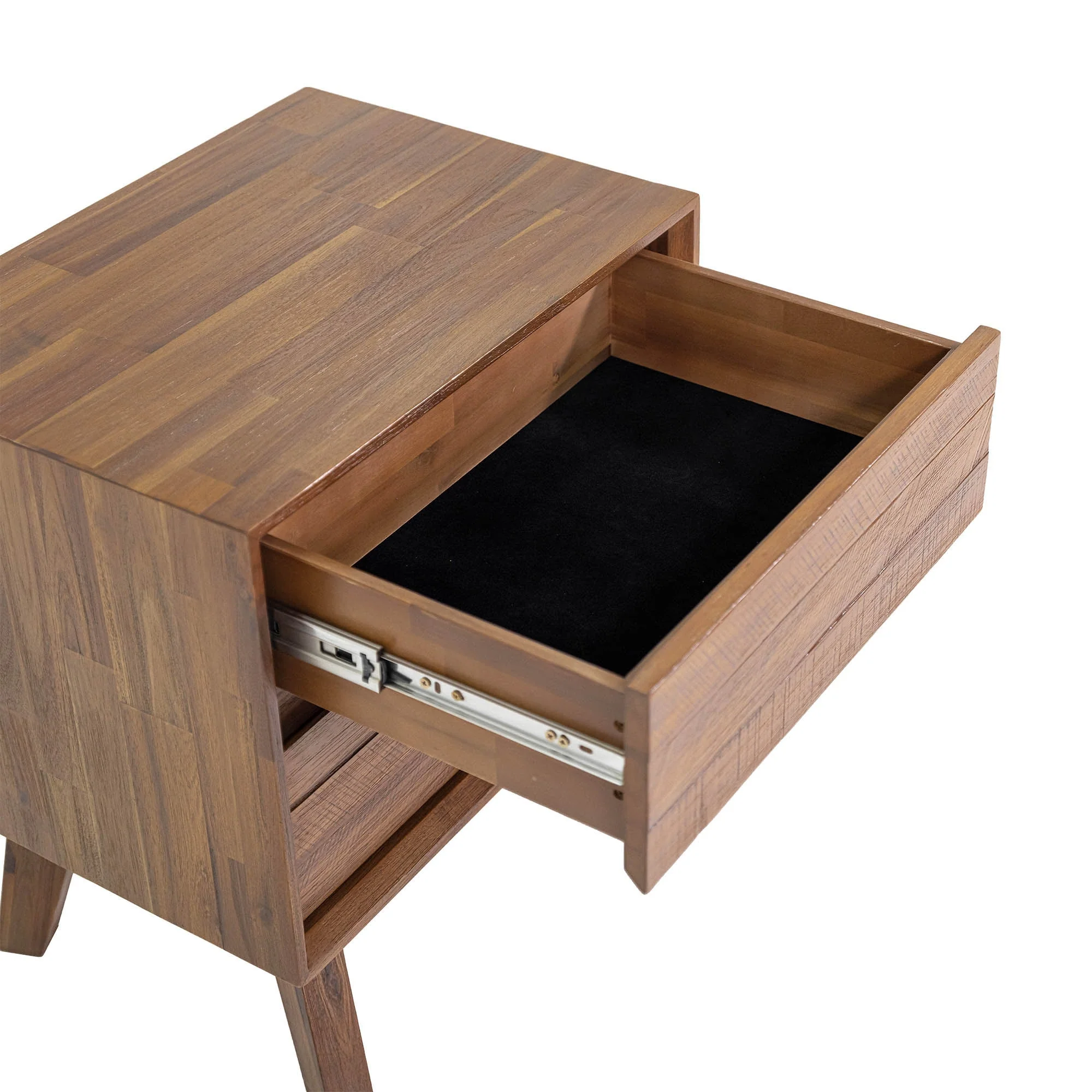 Gia 2 Drawer Nightstand - Warm Pecan - Image 9