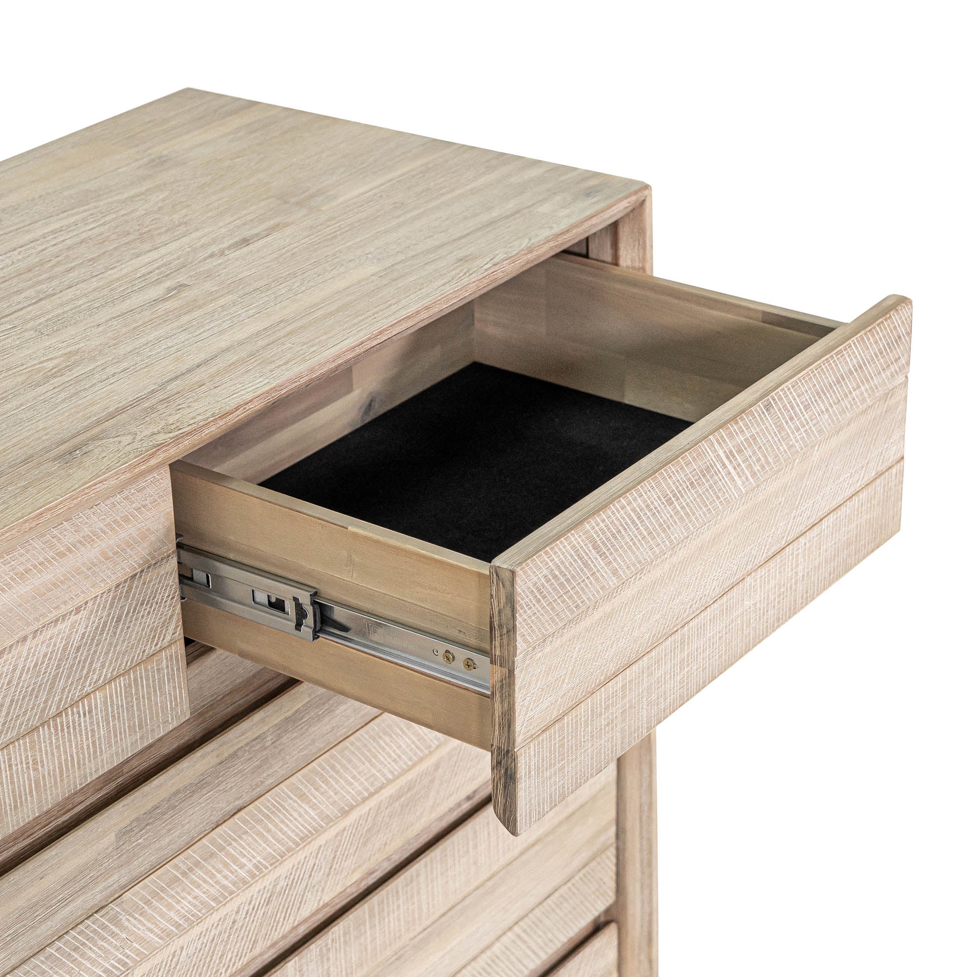 Gia 5 Drawer Chest - Light Driftwood - Image 11