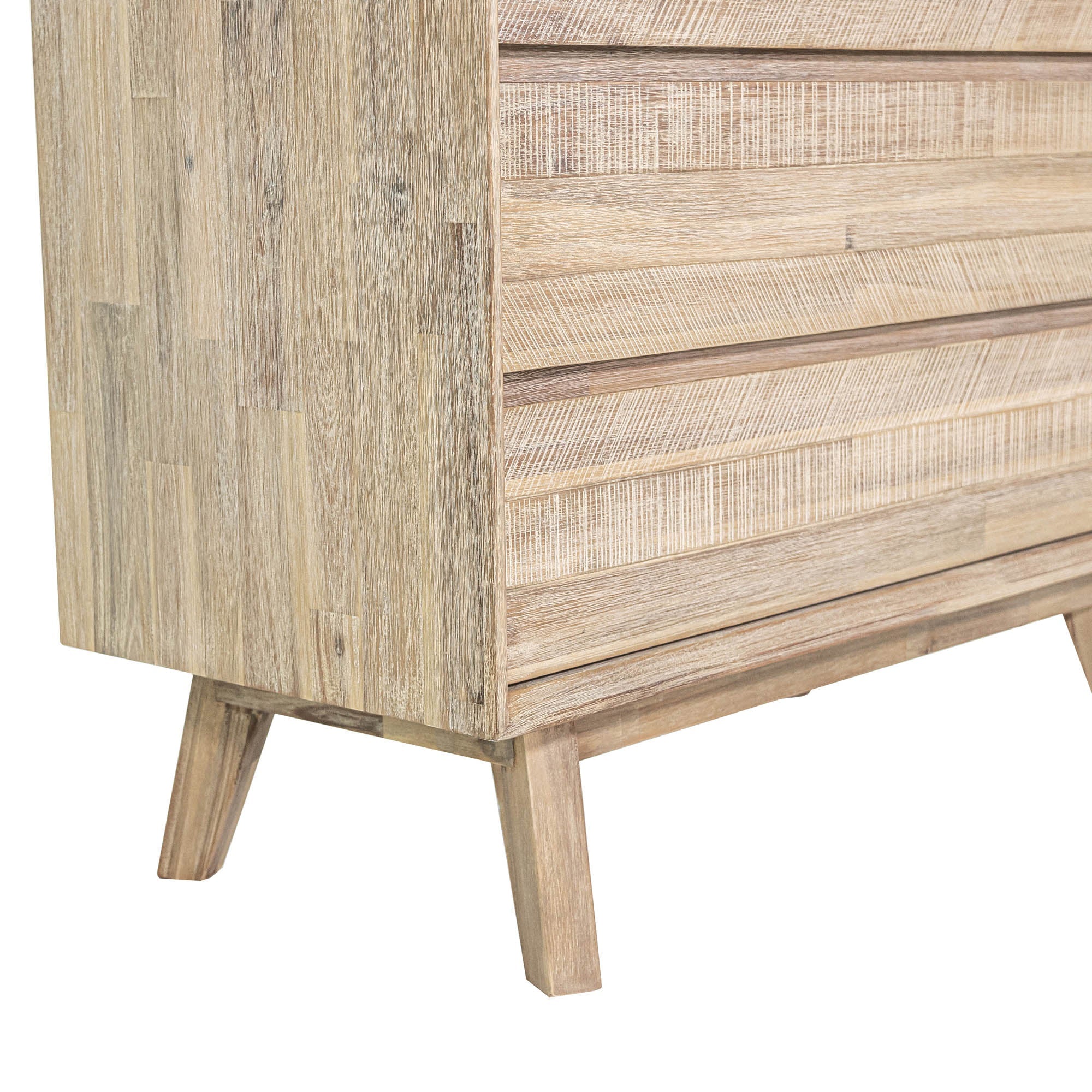 Gia 5 Drawer Chest - Light Driftwood - Image 12