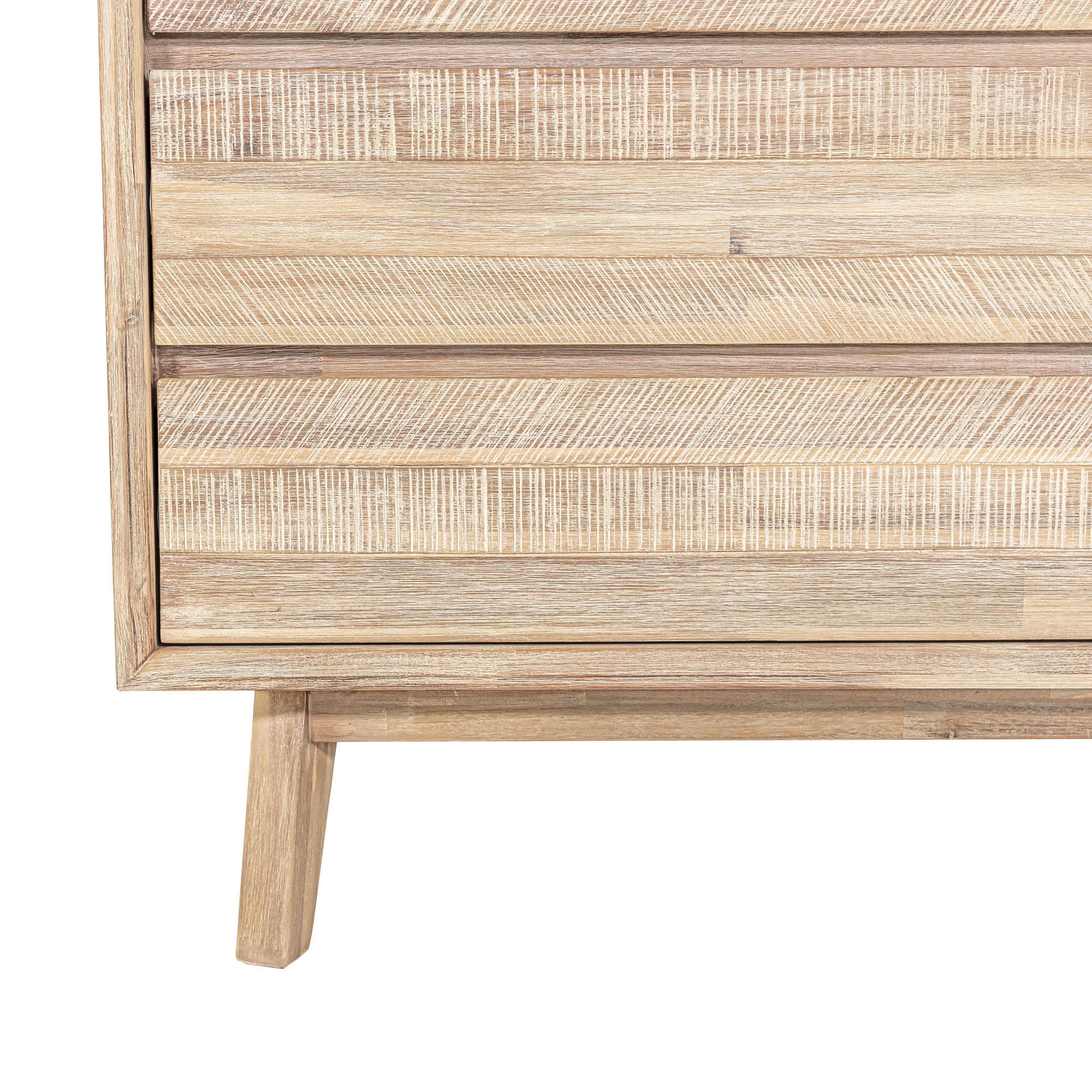 Gia 5 Drawer Chest - Light Driftwood - Image 15