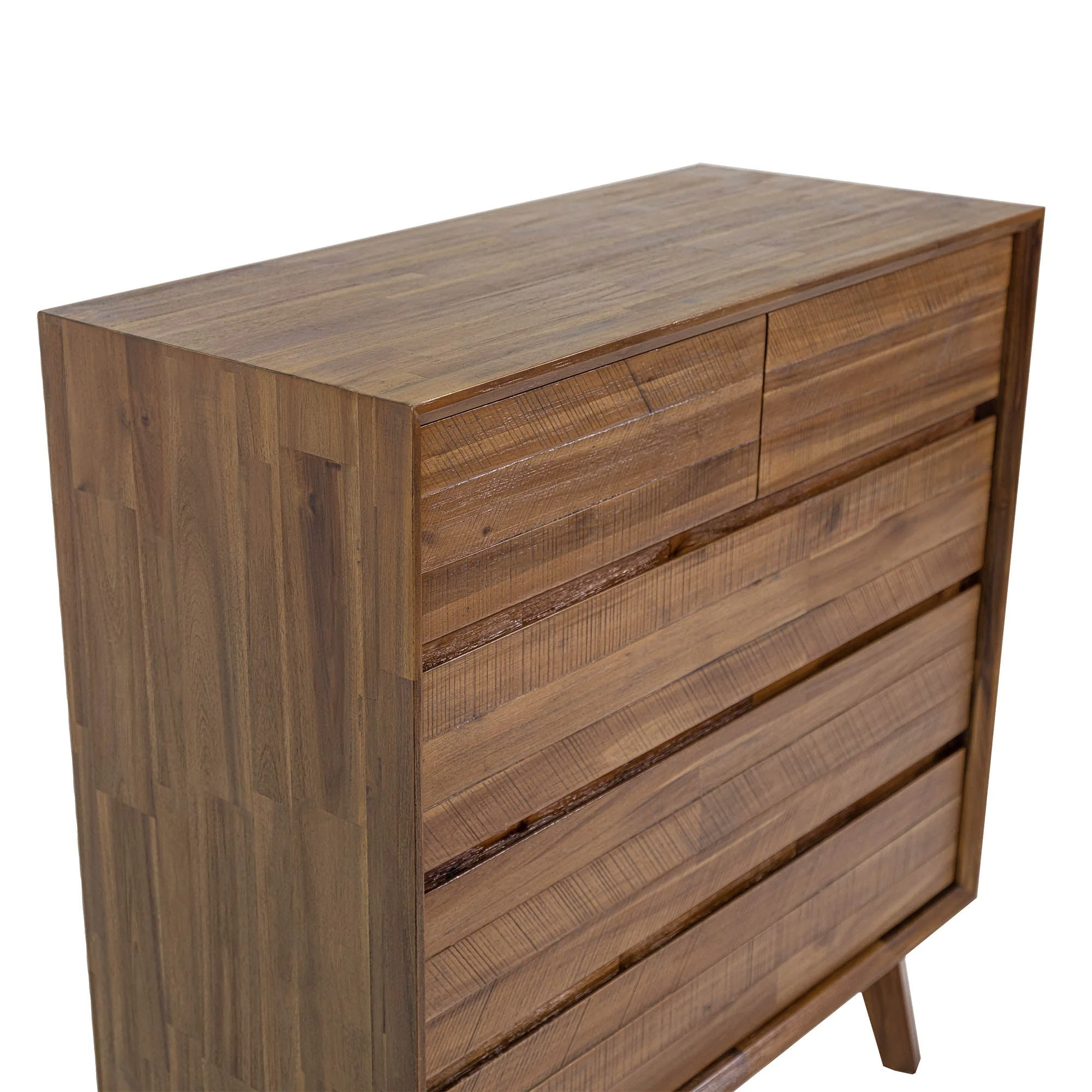 Gia 5 Drawer Chest - Warm Pecan - Image 9