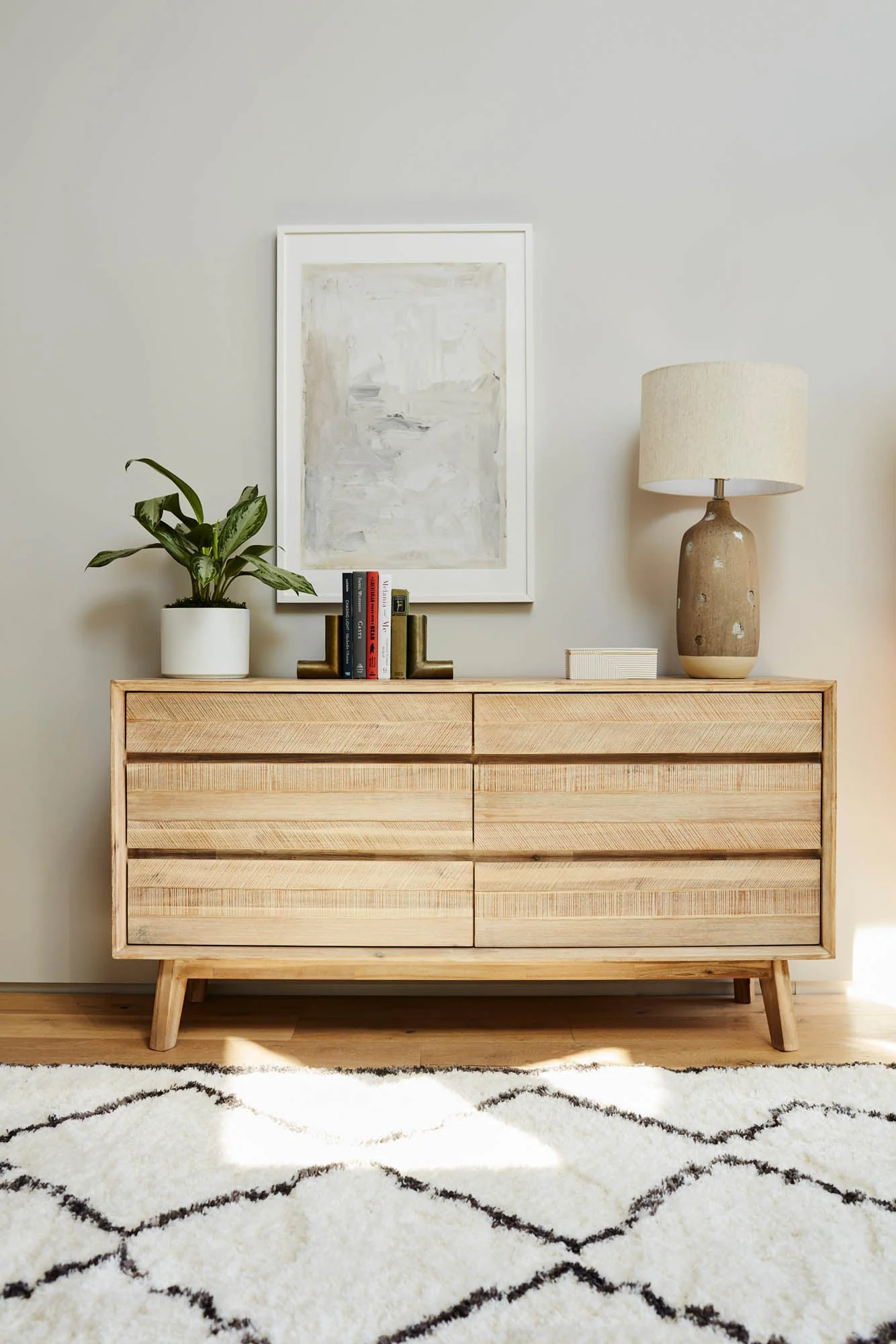 Gia 6 Drawer Dresser - Light Driftwood - Image 15
