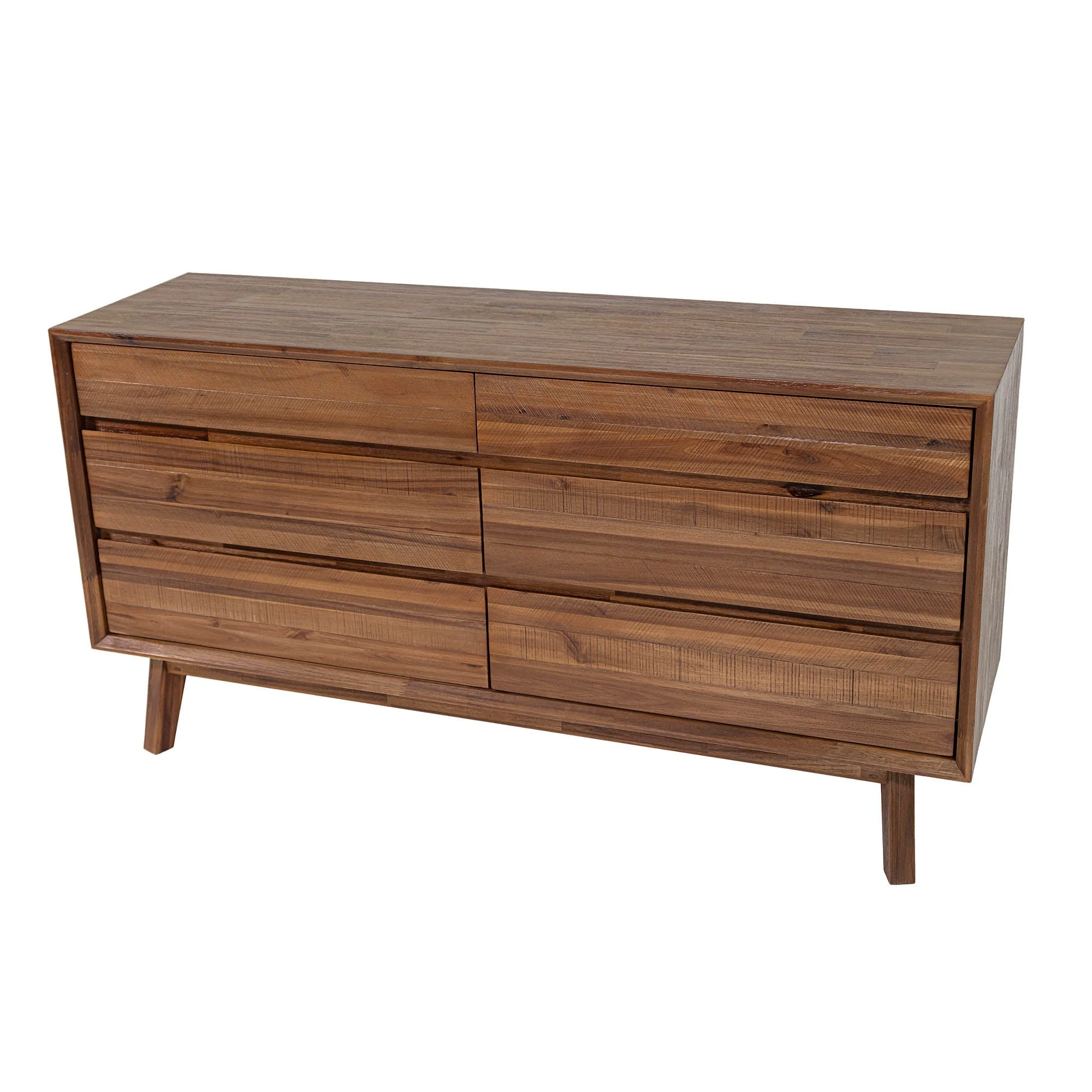 Gia 6 Drawer Dresser - Warm Pecan - Image 7