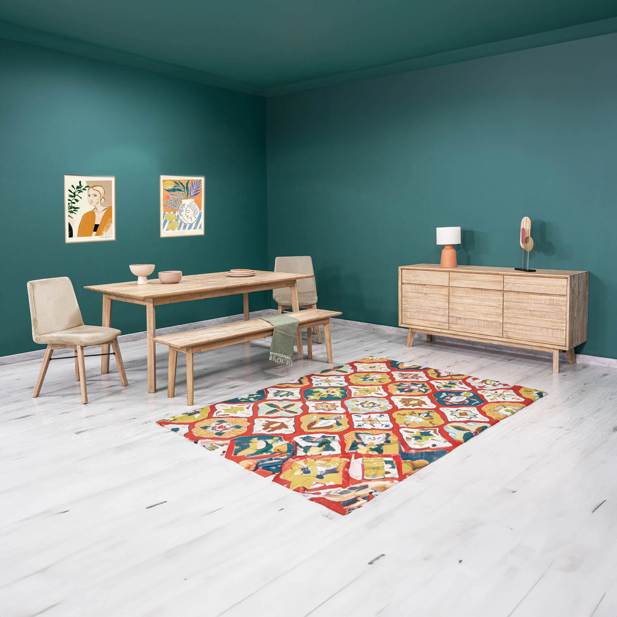 Gia Bench - Light Driftwood - Image 11