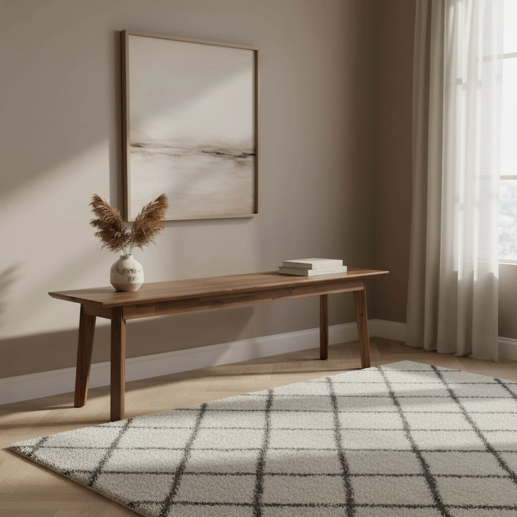 Gia Bench - Warm Pecan - Image 2
