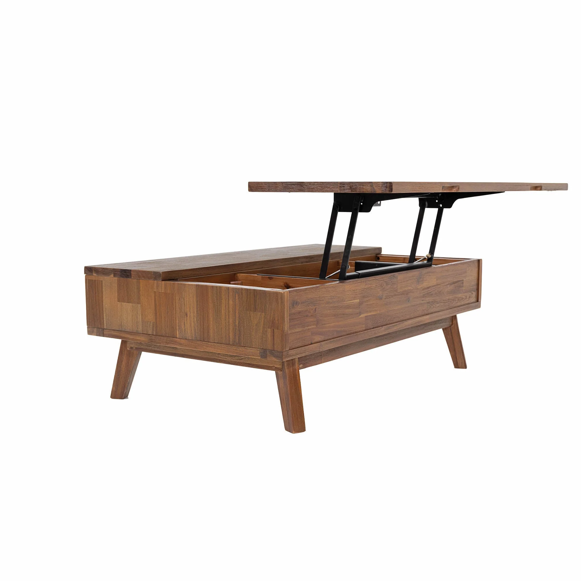 Gia Coffee Table w/ Lift Top - Warm Pecan - Image 10