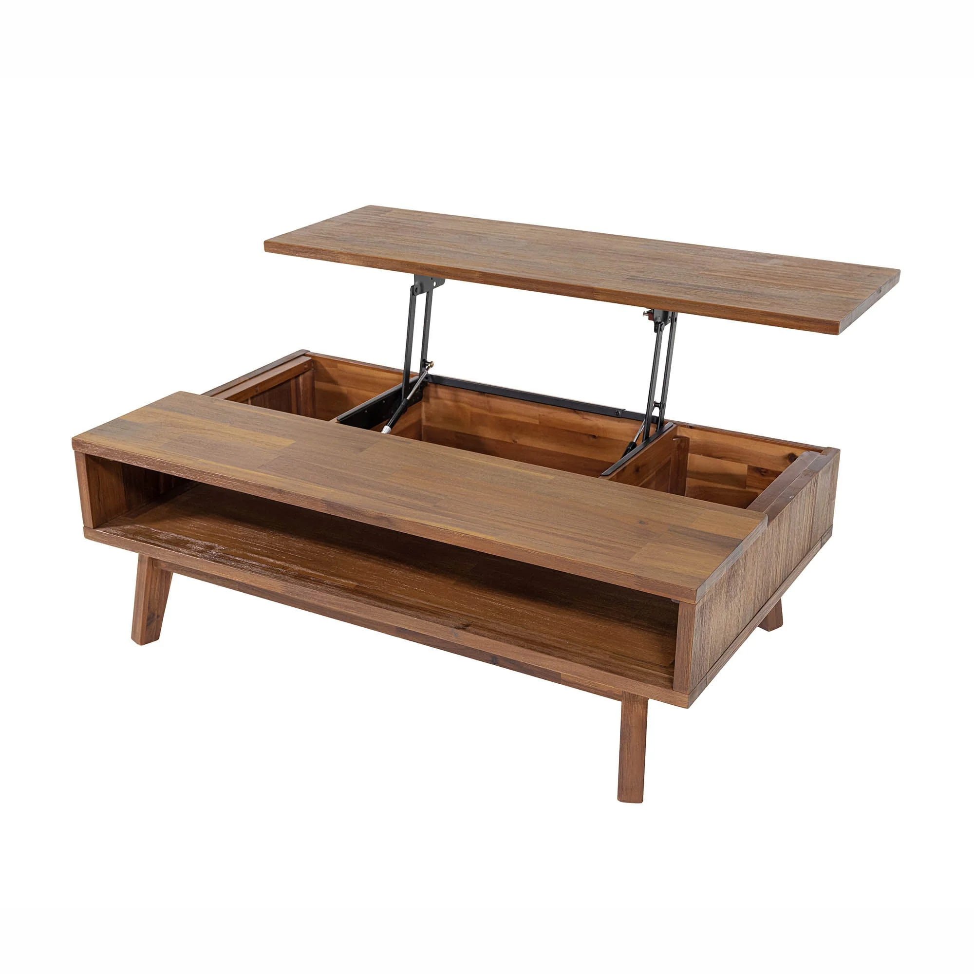 Gia Coffee Table w/ Lift Top - Warm Pecan - Image 14