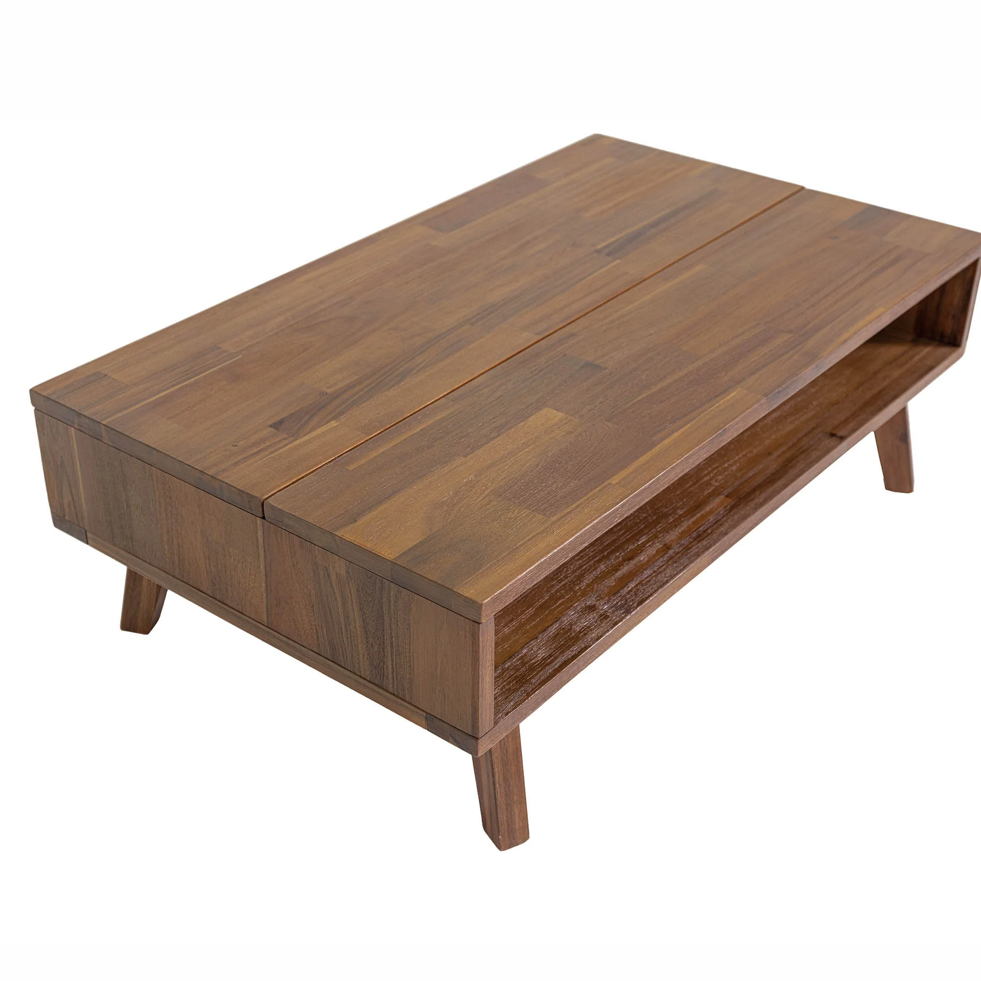 Gia Coffee Table w/ Lift Top - Warm Pecan - Image 15