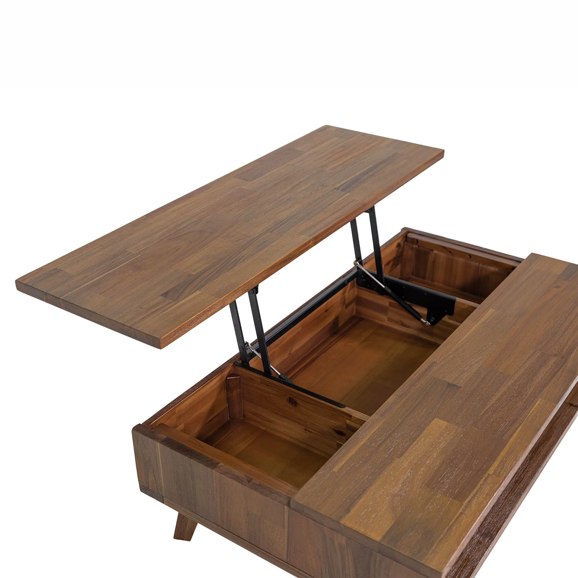 Gia Coffee Table w/ Lift Top - Warm Pecan - Image 16