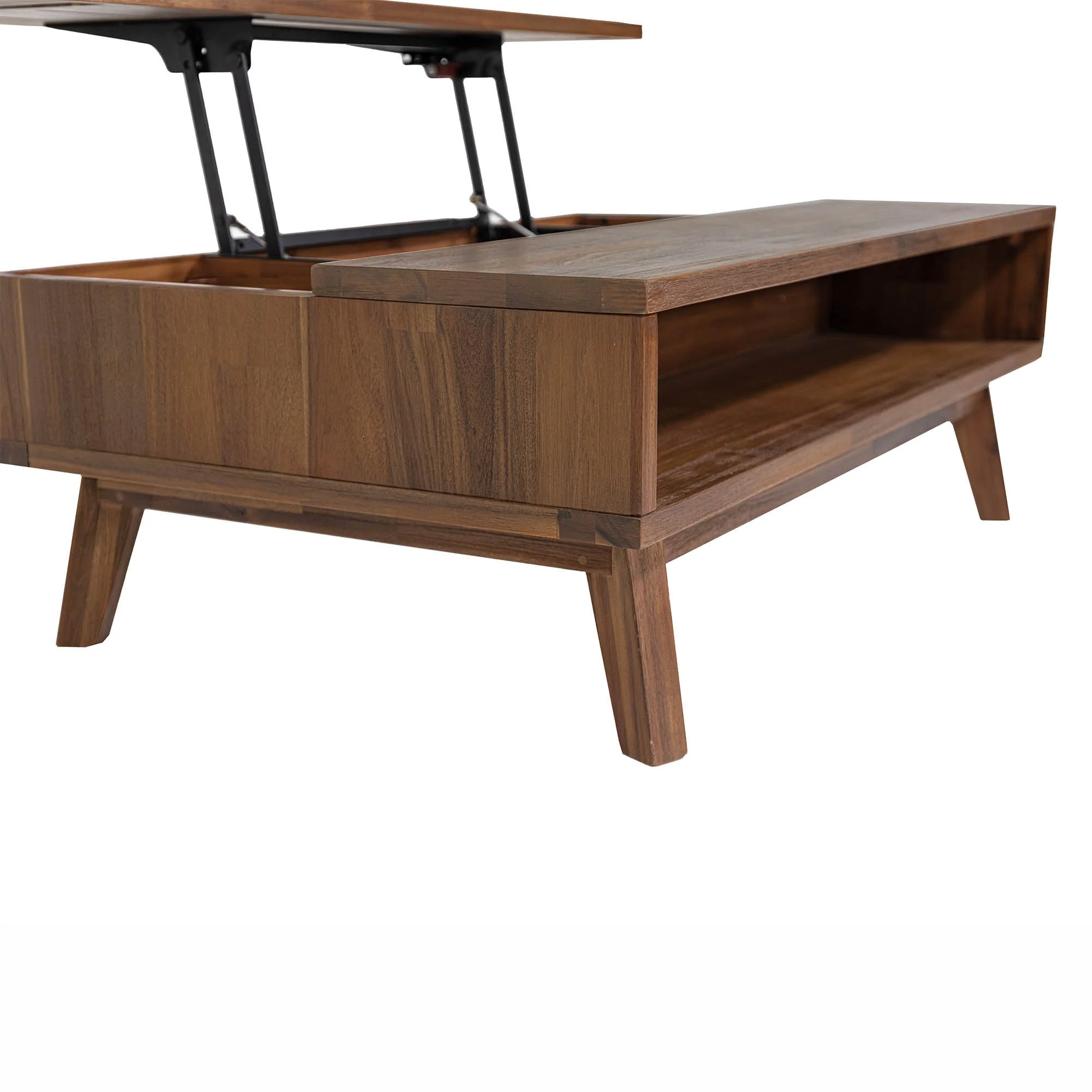 Gia Coffee Table w/ Lift Top - Warm Pecan - Image 18