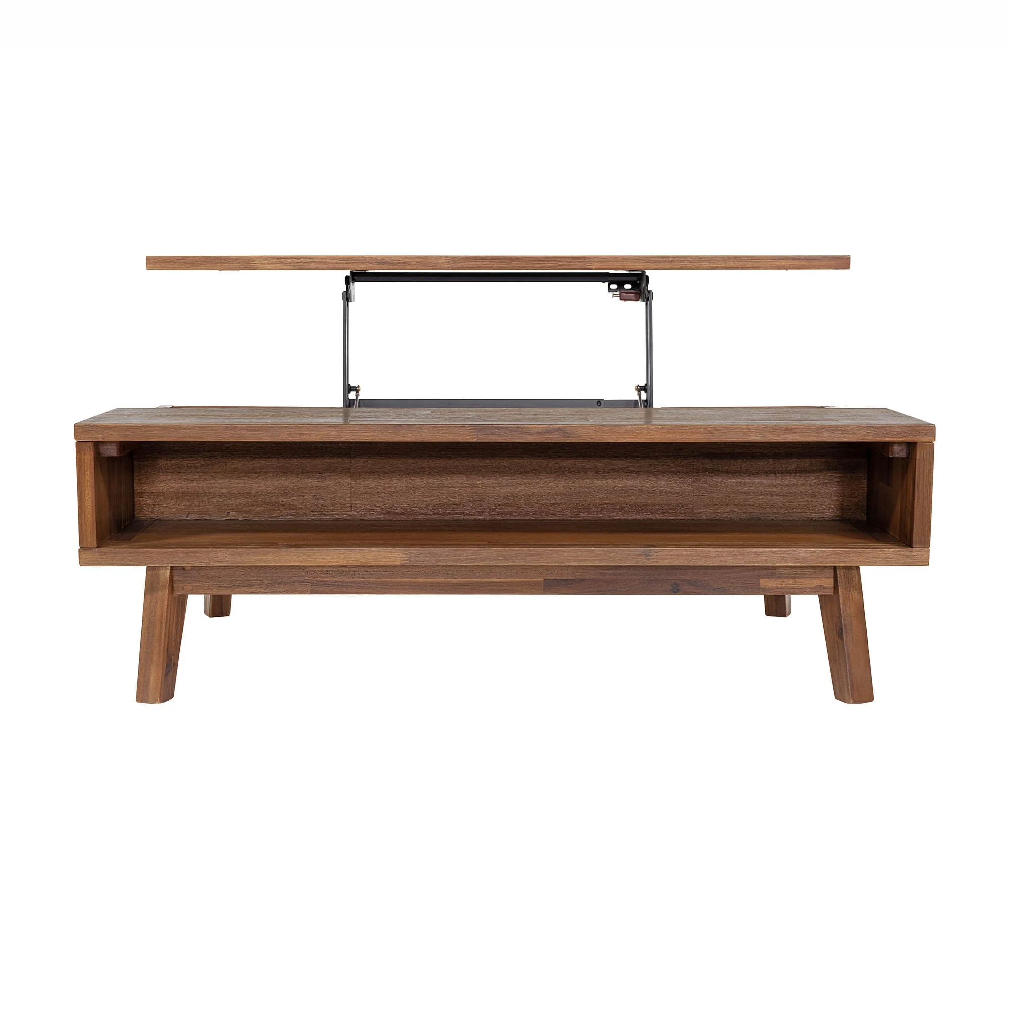 Gia Coffee Table w/ Lift Top - Warm Pecan - Image 5