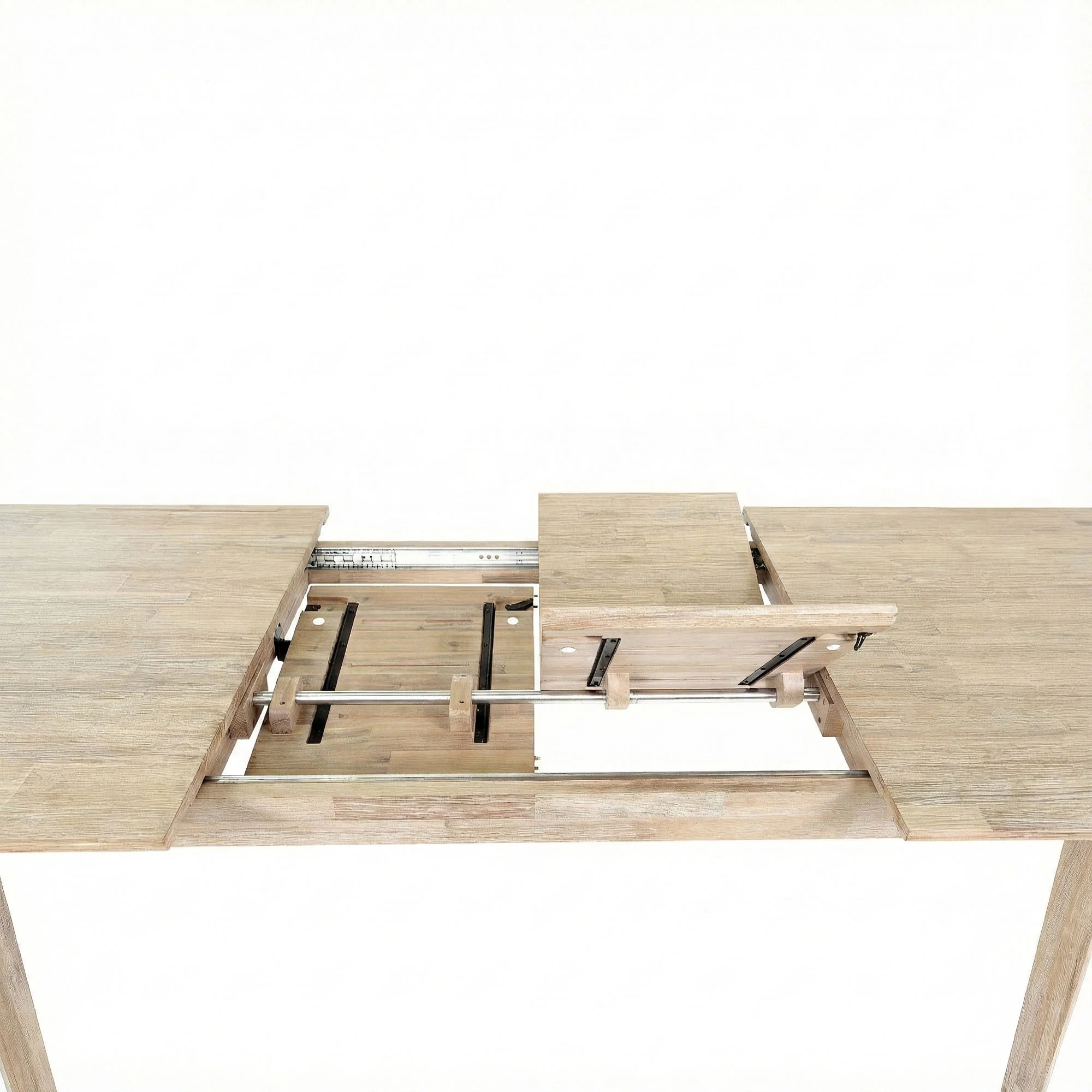 Gia Extension Dining Table 71/102" - Light Driftwood - Image 15