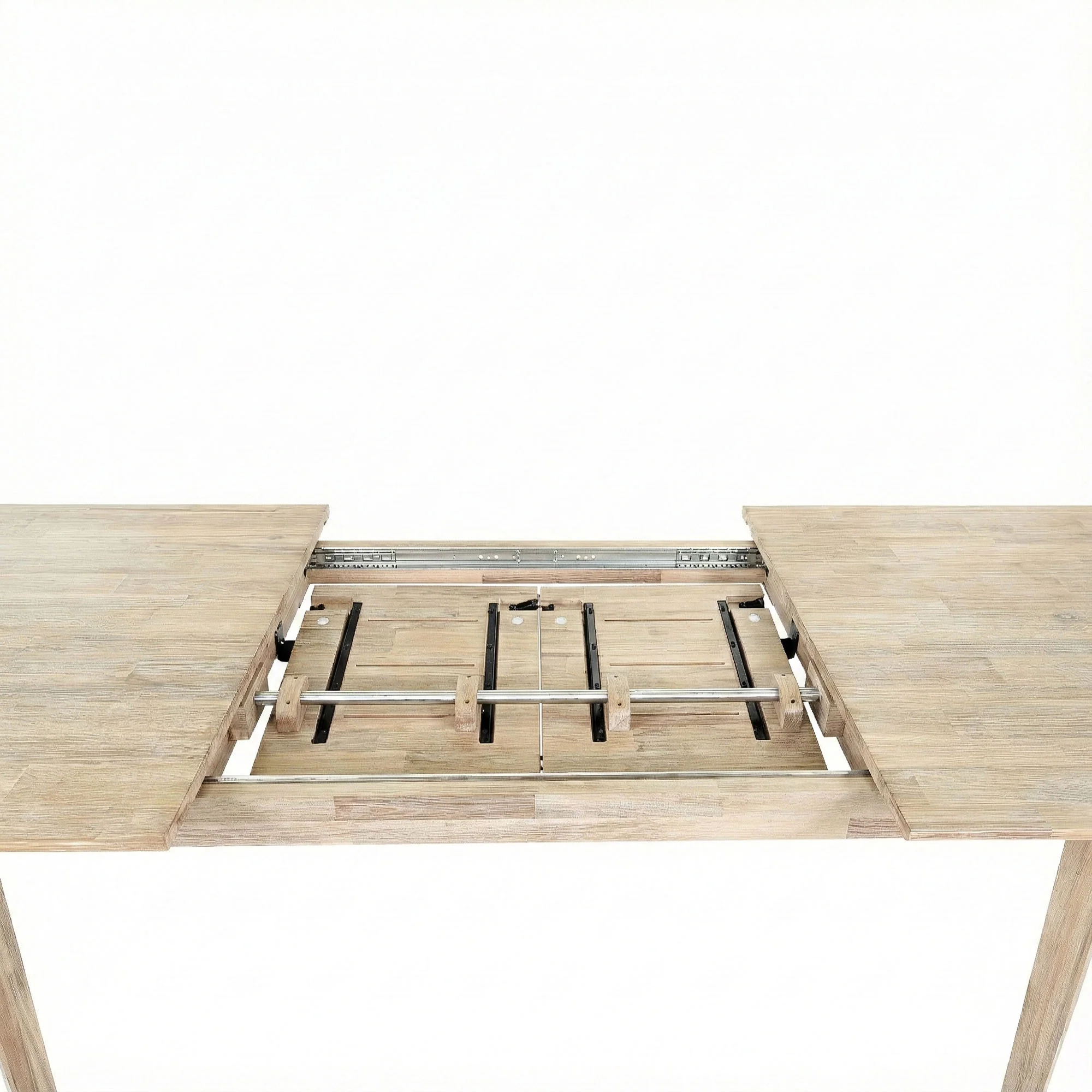 Gia Extension Dining Table 71/102" - Light Driftwood - Image 16