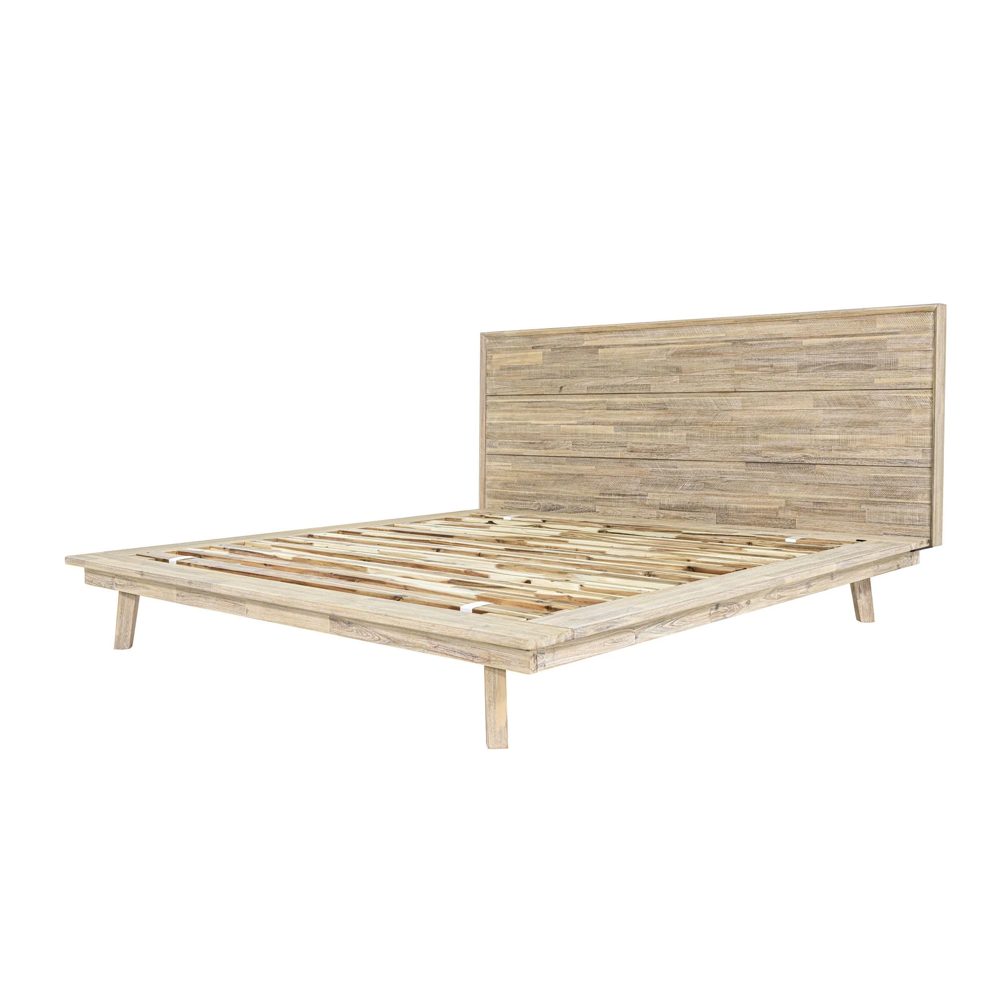 Gia King Bed - Light Driftwood