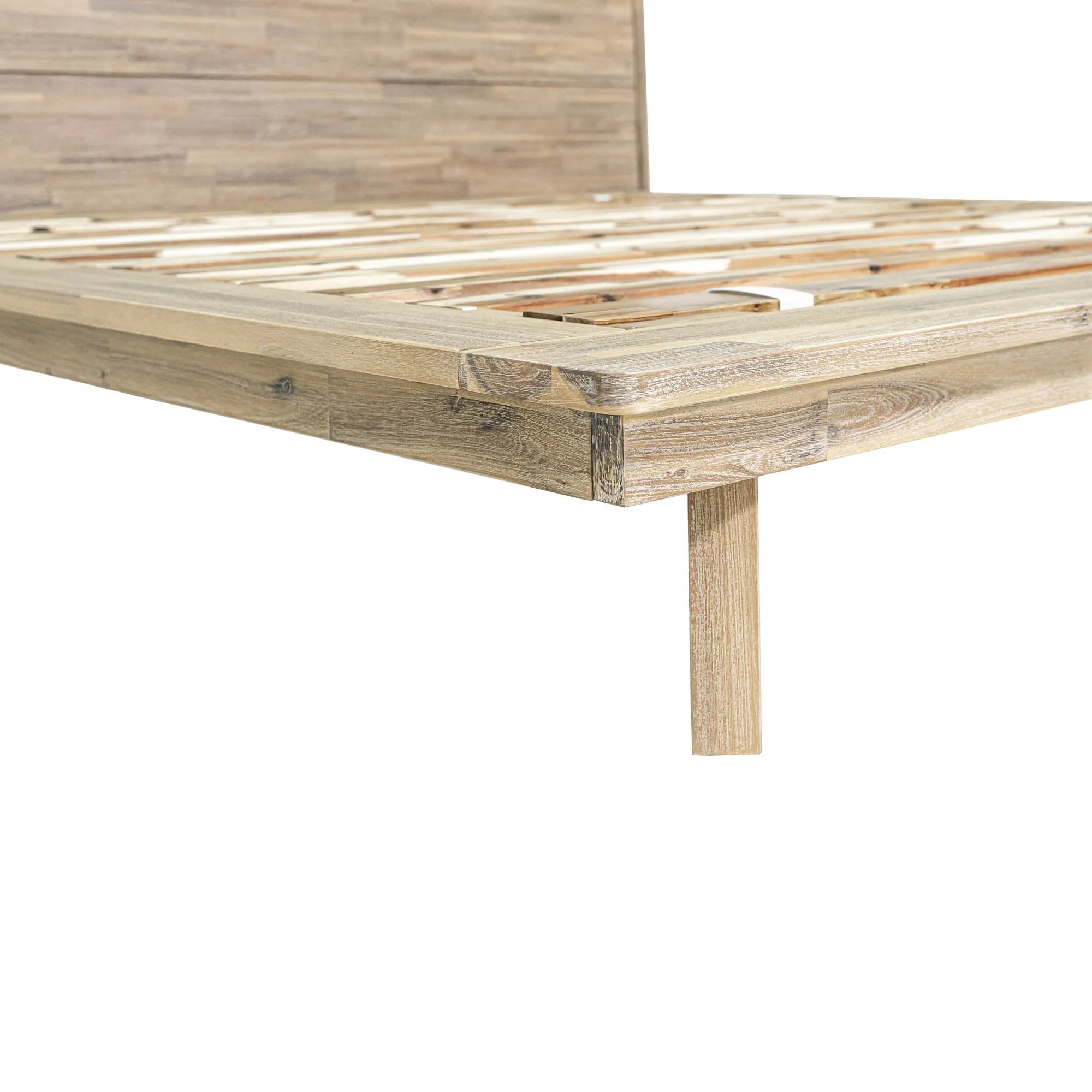 Gia King Bed - Light Driftwood - Image 10