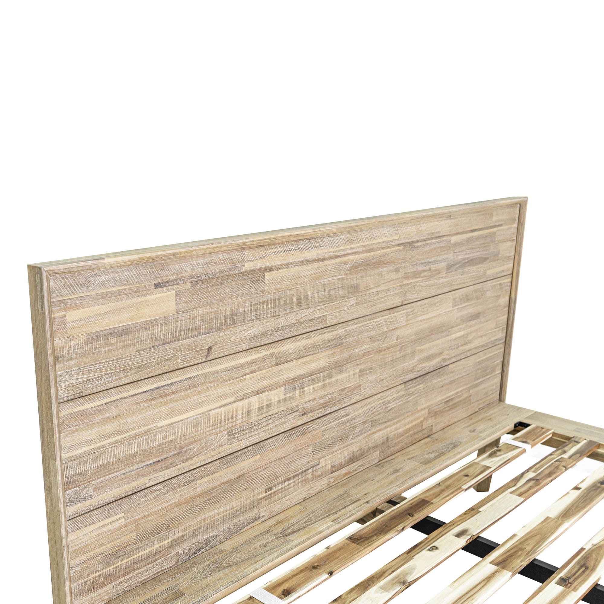 Gia King Bed - Light Driftwood - Image 9