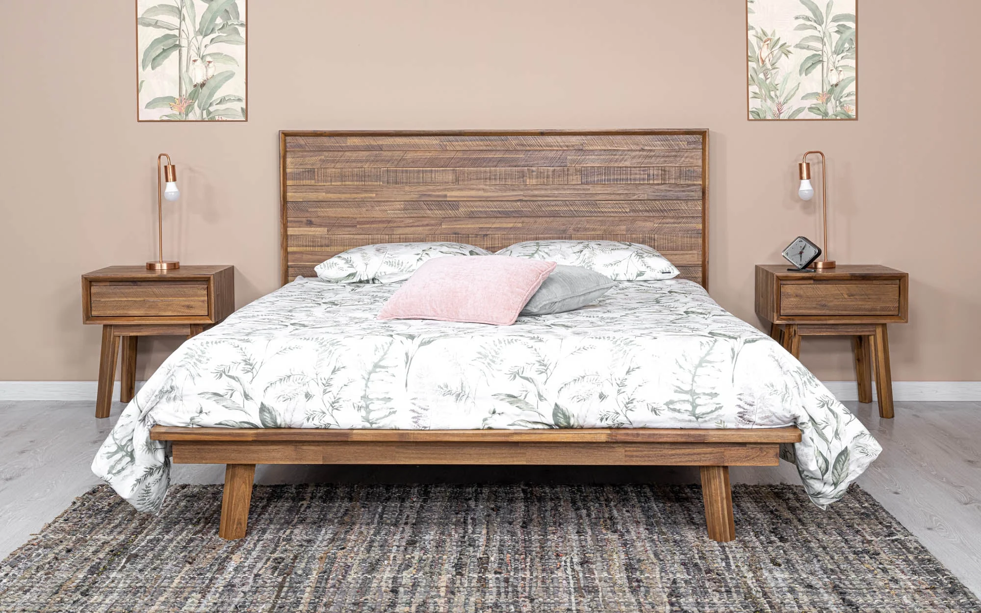 Gia King Bed - Warm Pecan - Image 2