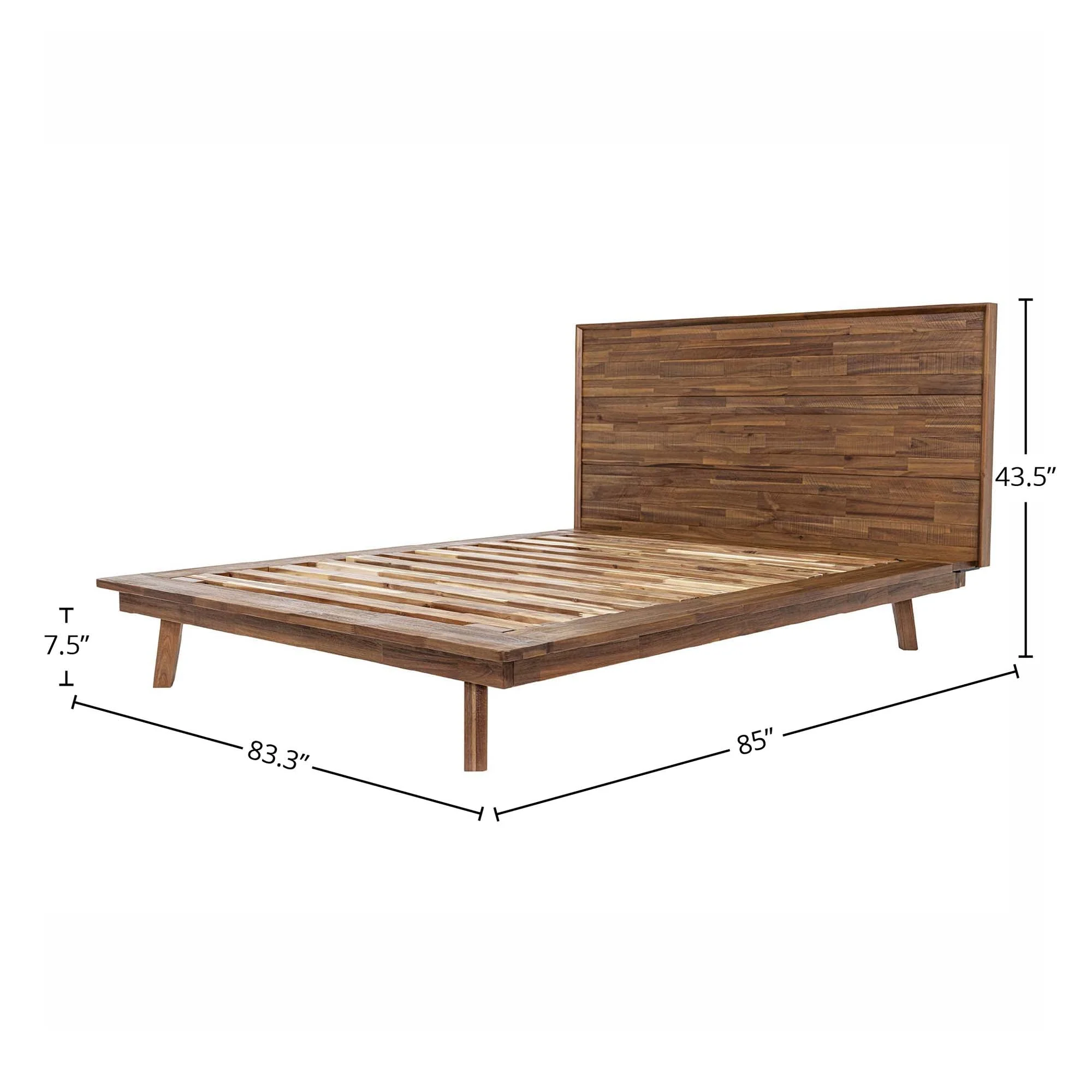 Gia King Bed - Warm Pecan - Image 3