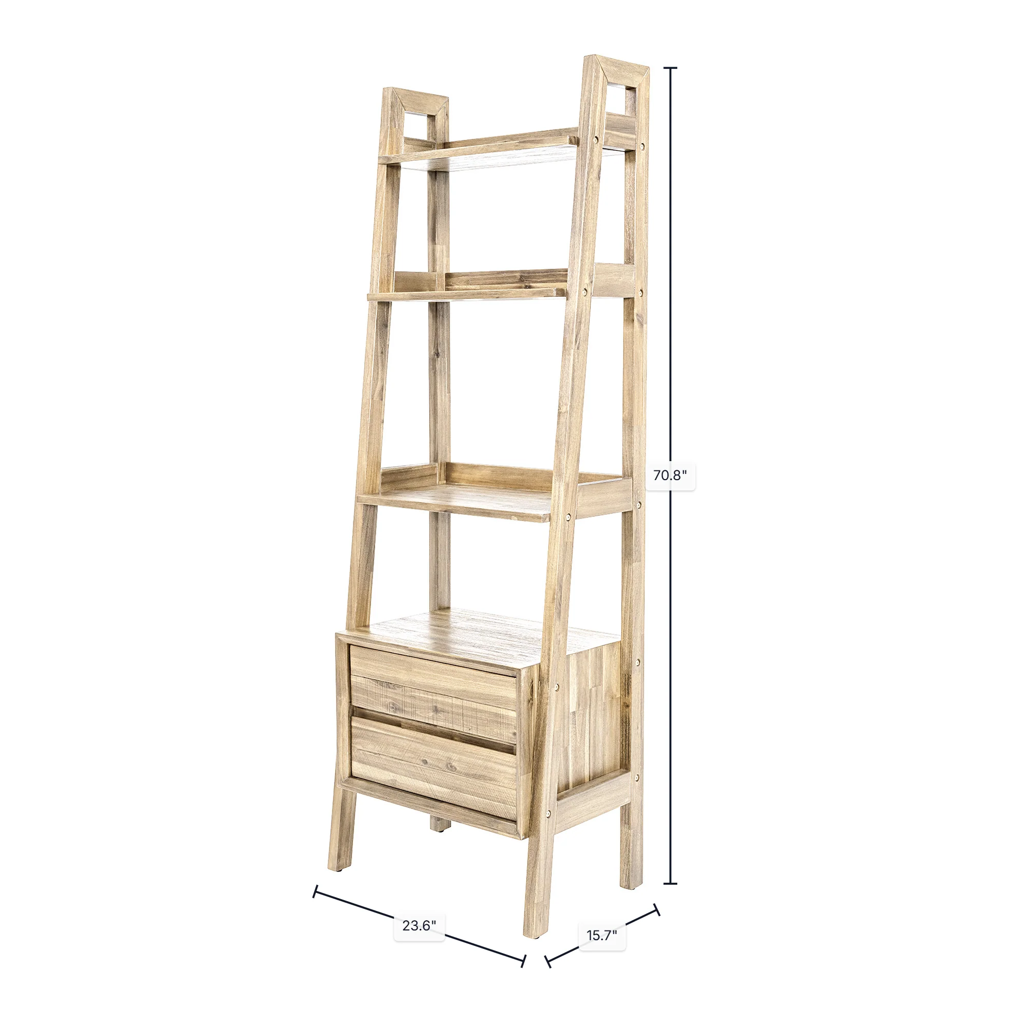 Gia Modular Bookcase - Light Driftwood - Image 3
