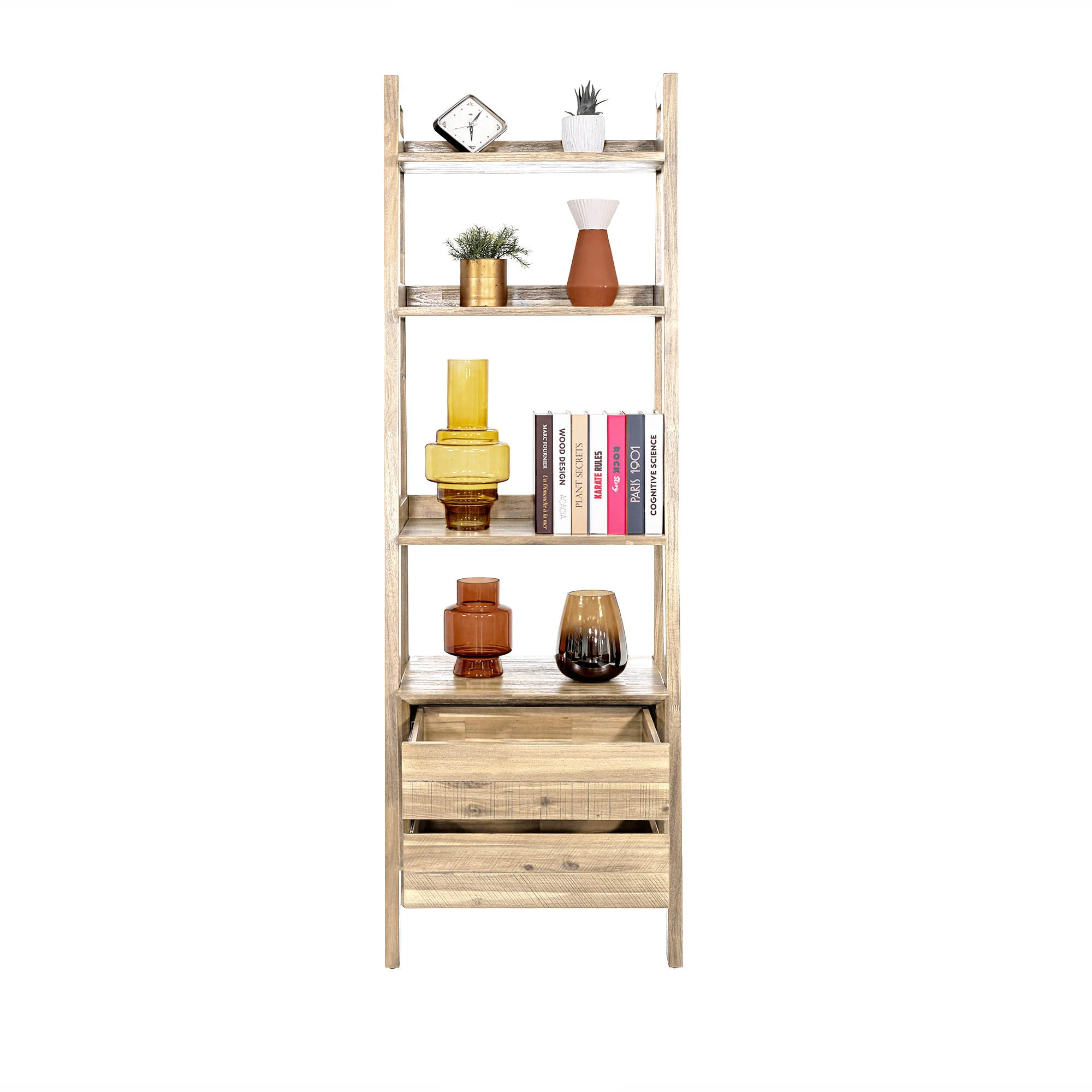 Gia Modular Bookcase - Light Driftwood - Image 5