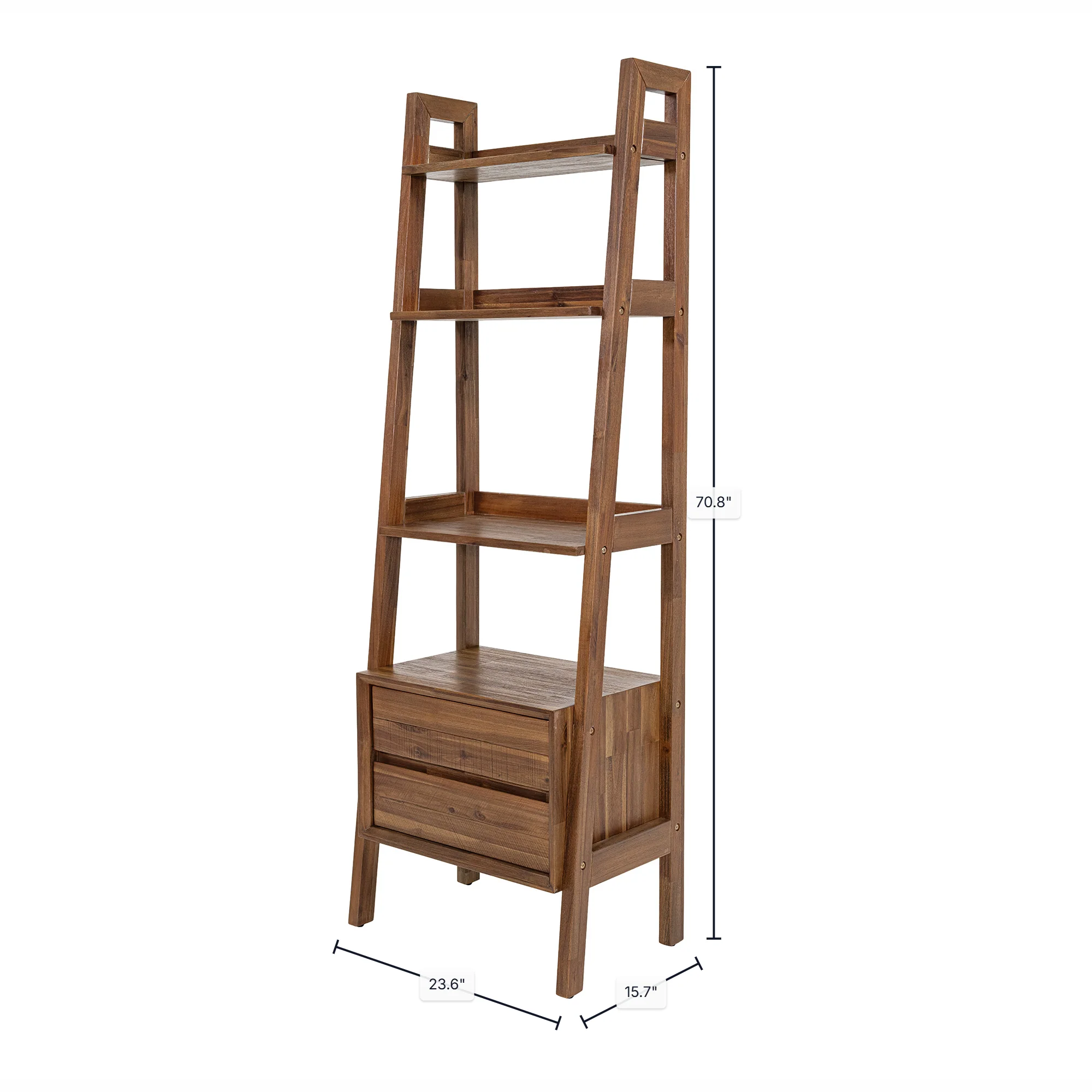 Gia Modular Bookcase - Warm Pecan - Image 3