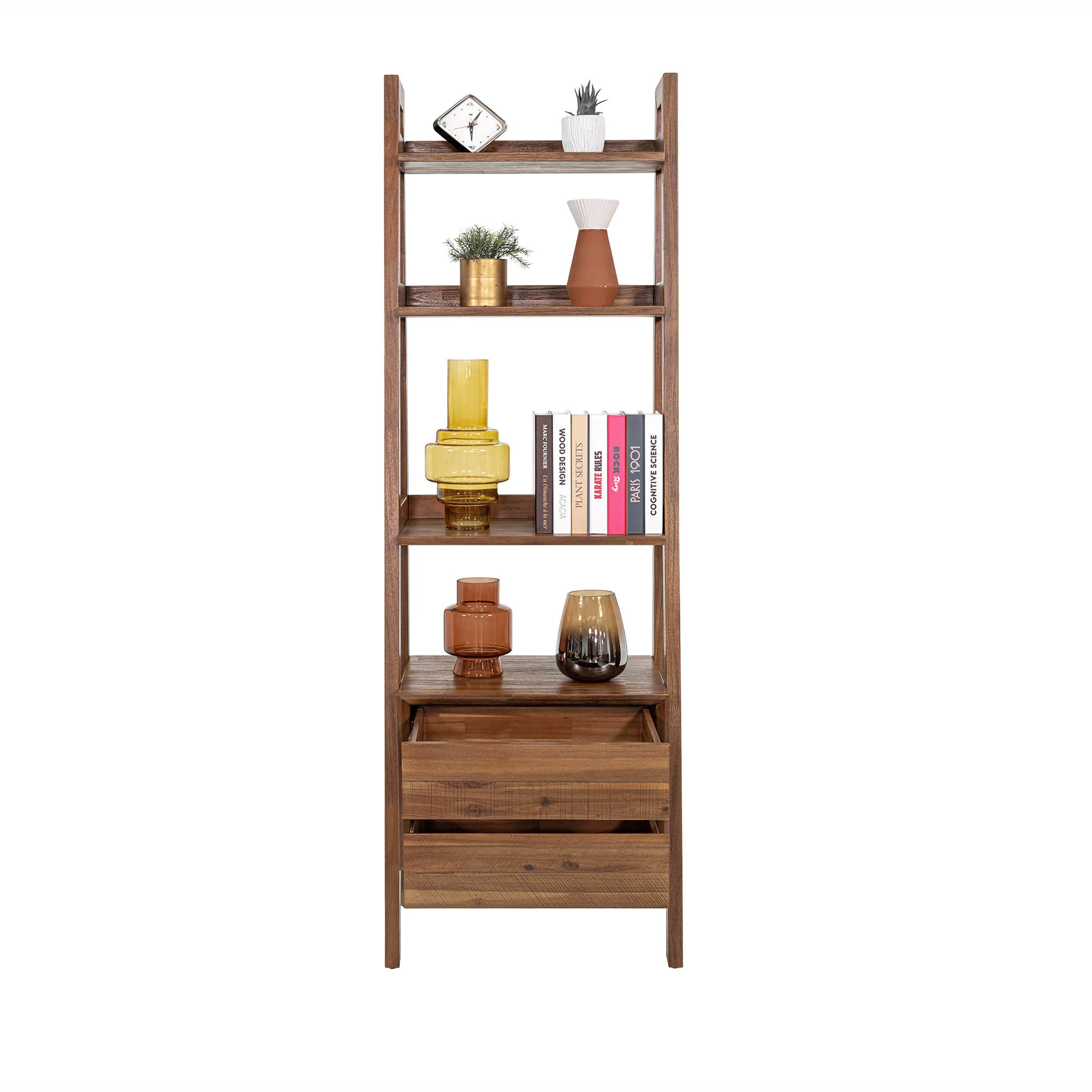 Gia Modular Bookcase - Warm Pecan - Image 5