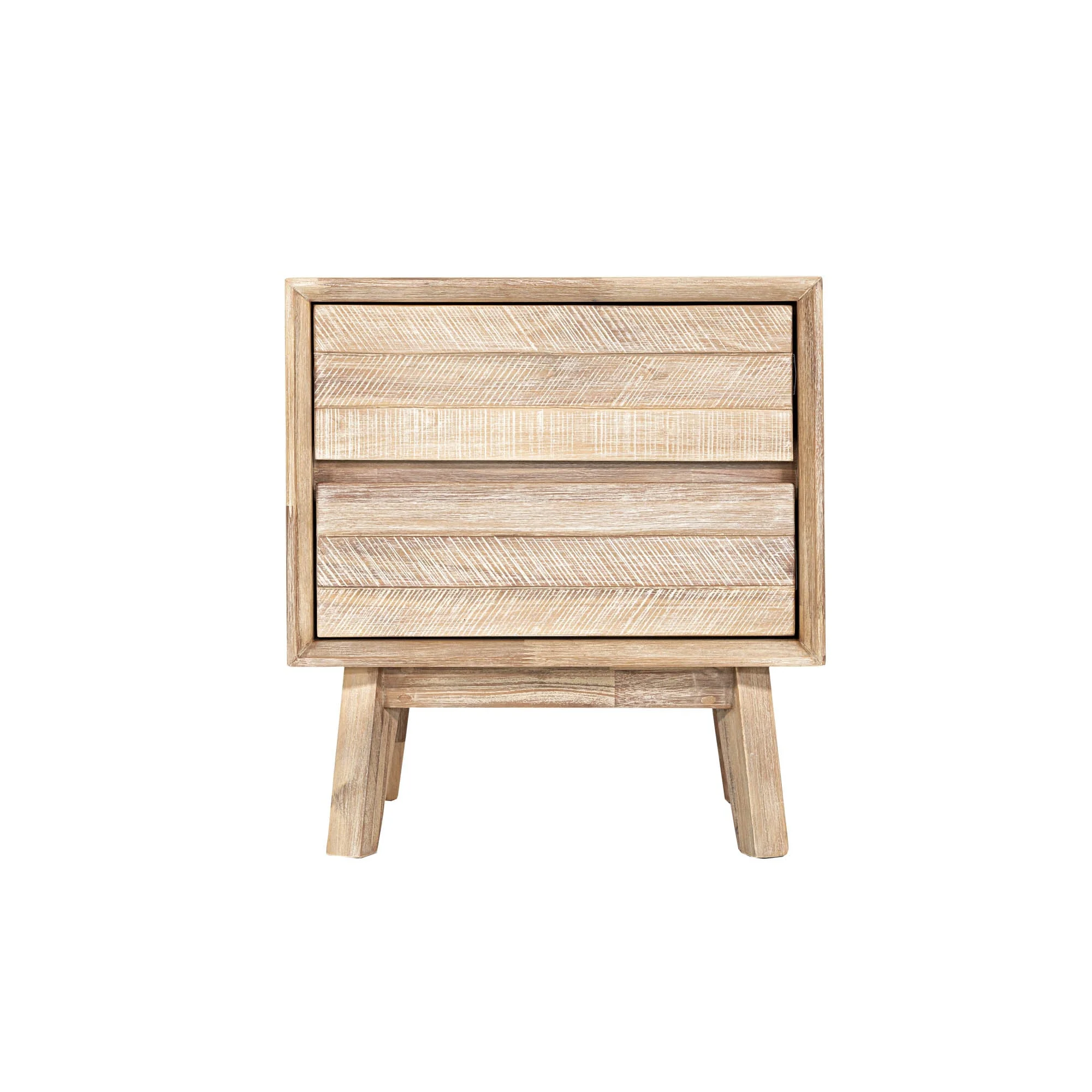Gia 2 Drawer Nightstand - Light Driftwood - Image 11