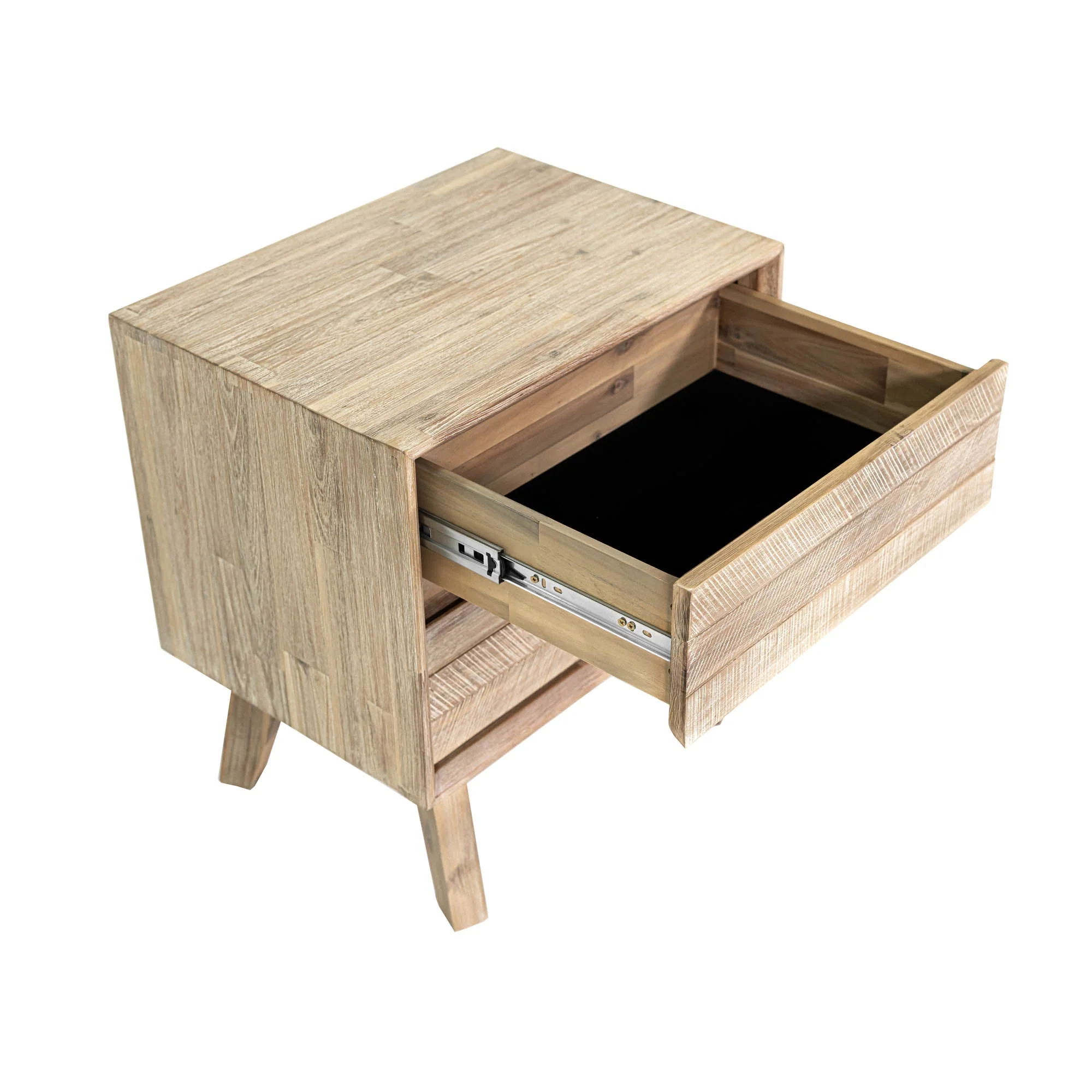 Gia 2 Drawer Nightstand - Light Driftwood - Image 17