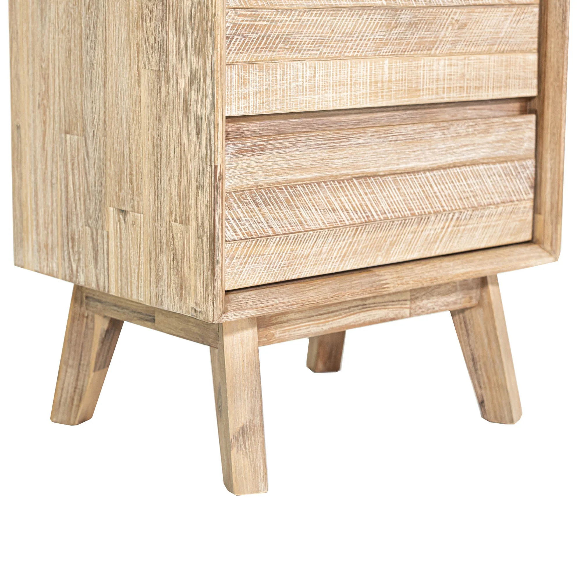 Gia 2 Drawer Nightstand - Light Driftwood - Image 18