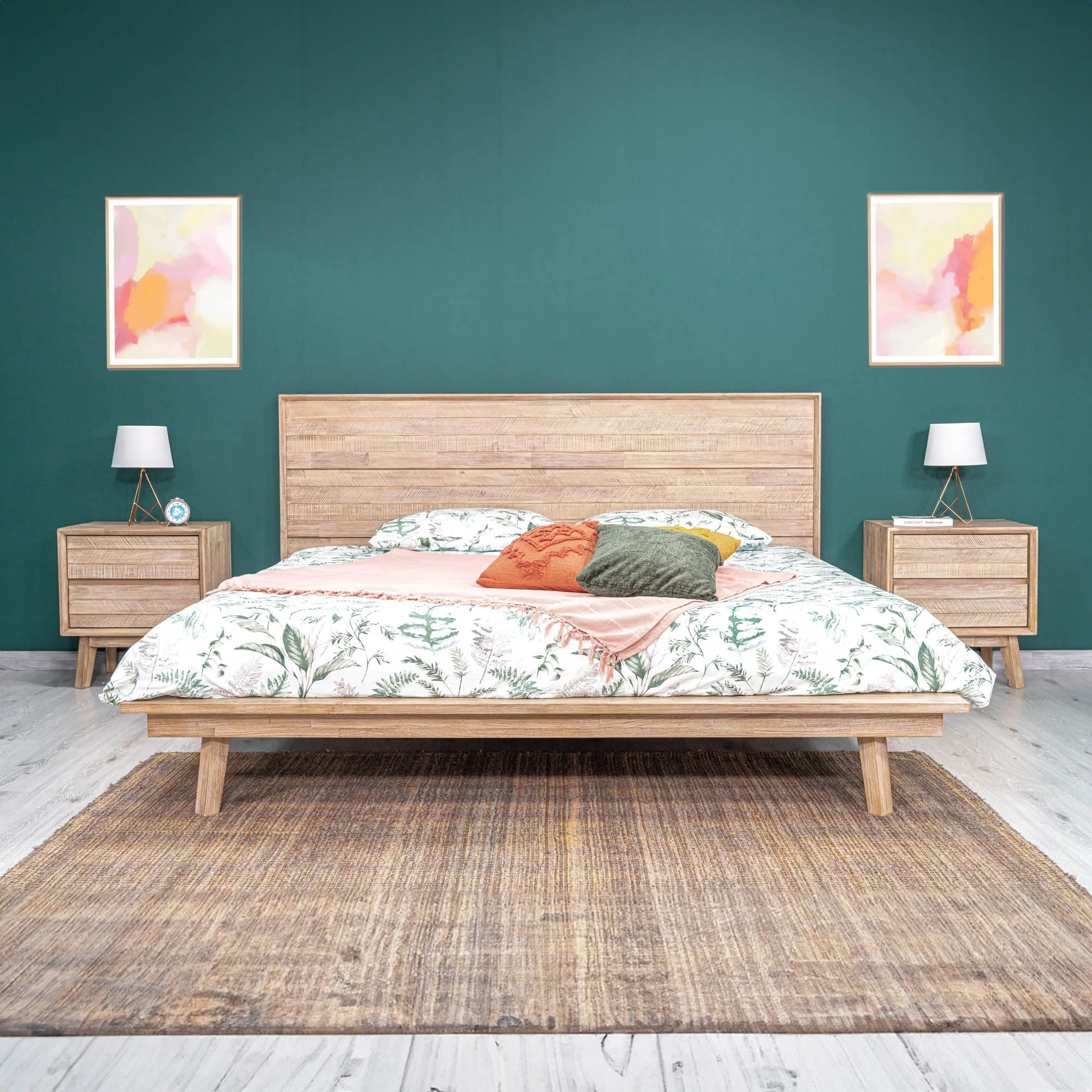 Gia 2 Drawer Nightstand - Light Driftwood - Image 6