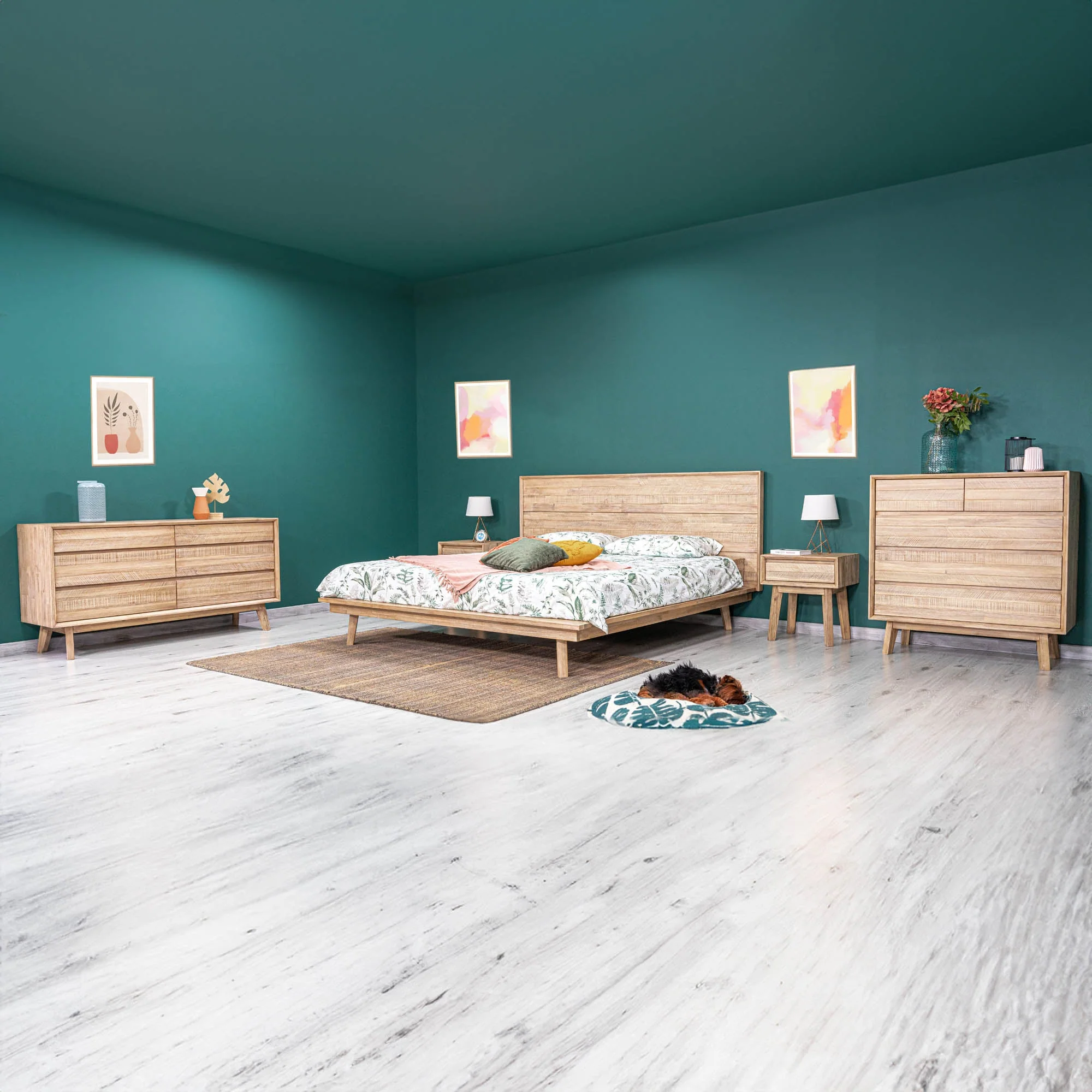 Gia Queen Bed - Light Driftwood - Image 17