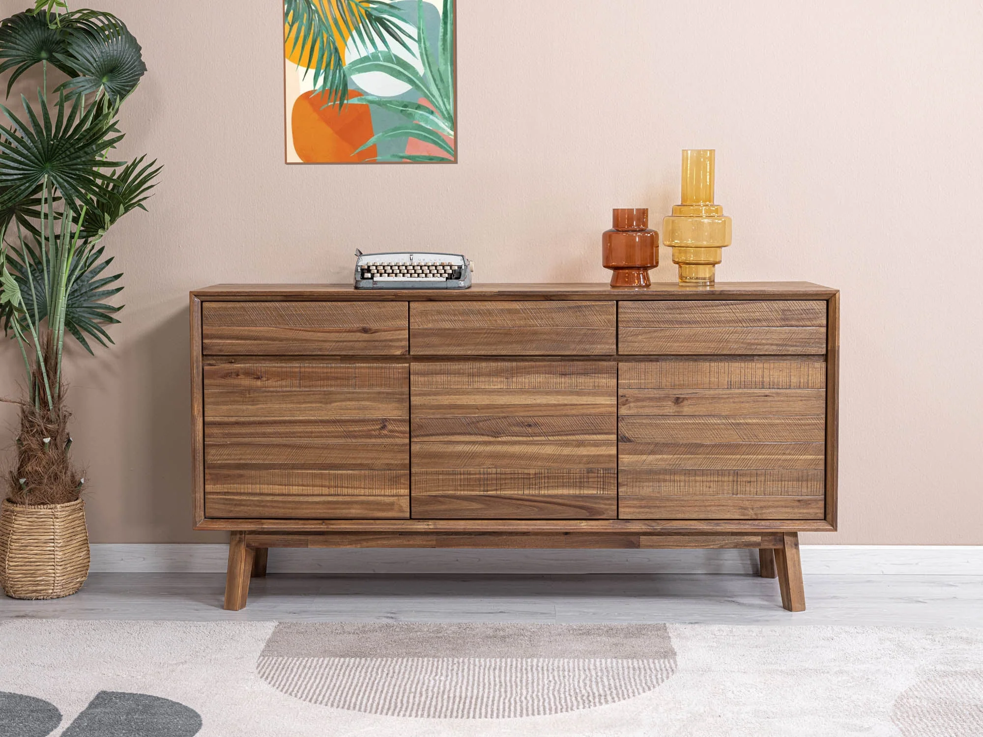 Gia Sideboard - Warm Pecan - Image 2
