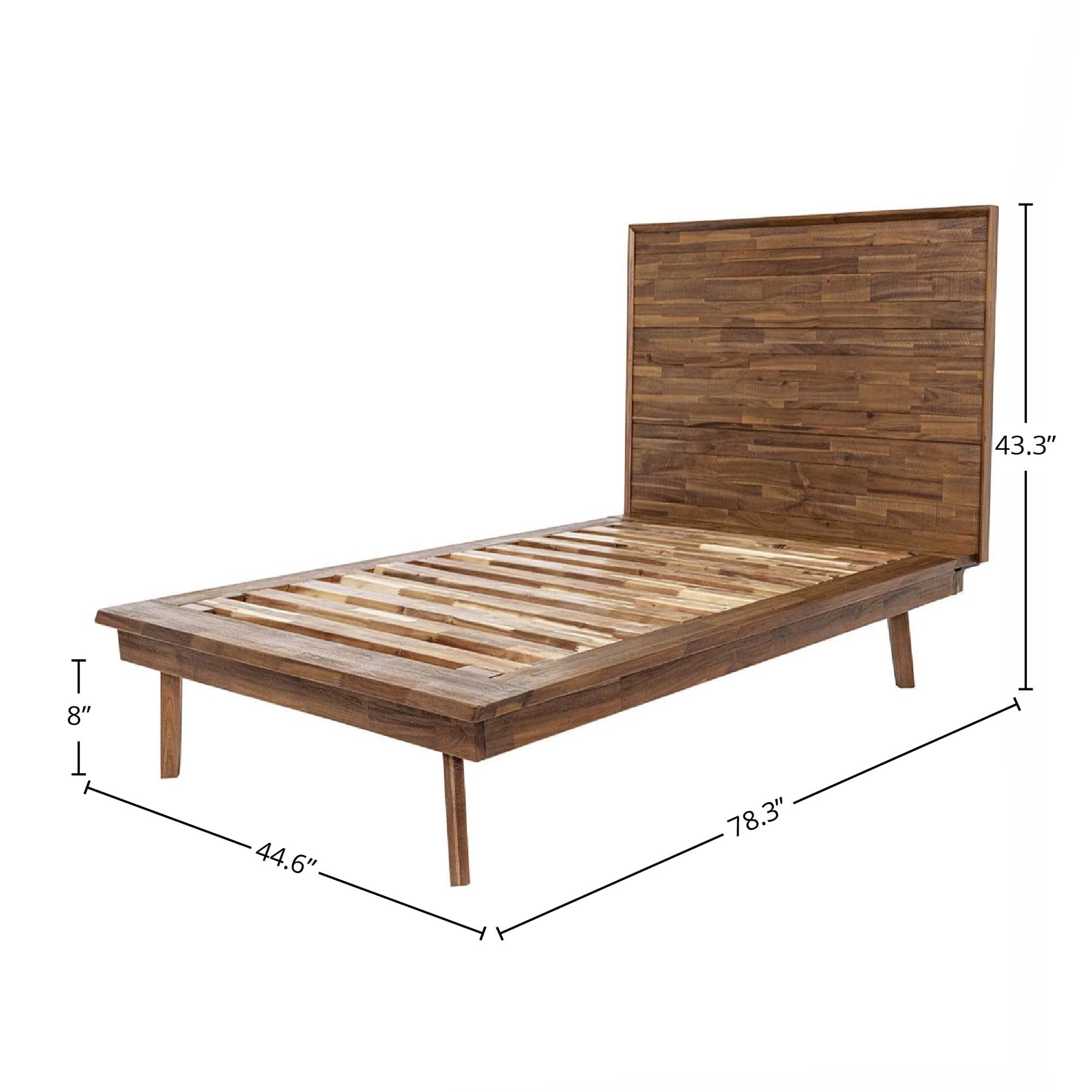 Gia Single Bed - Warm Pecan - Image 3