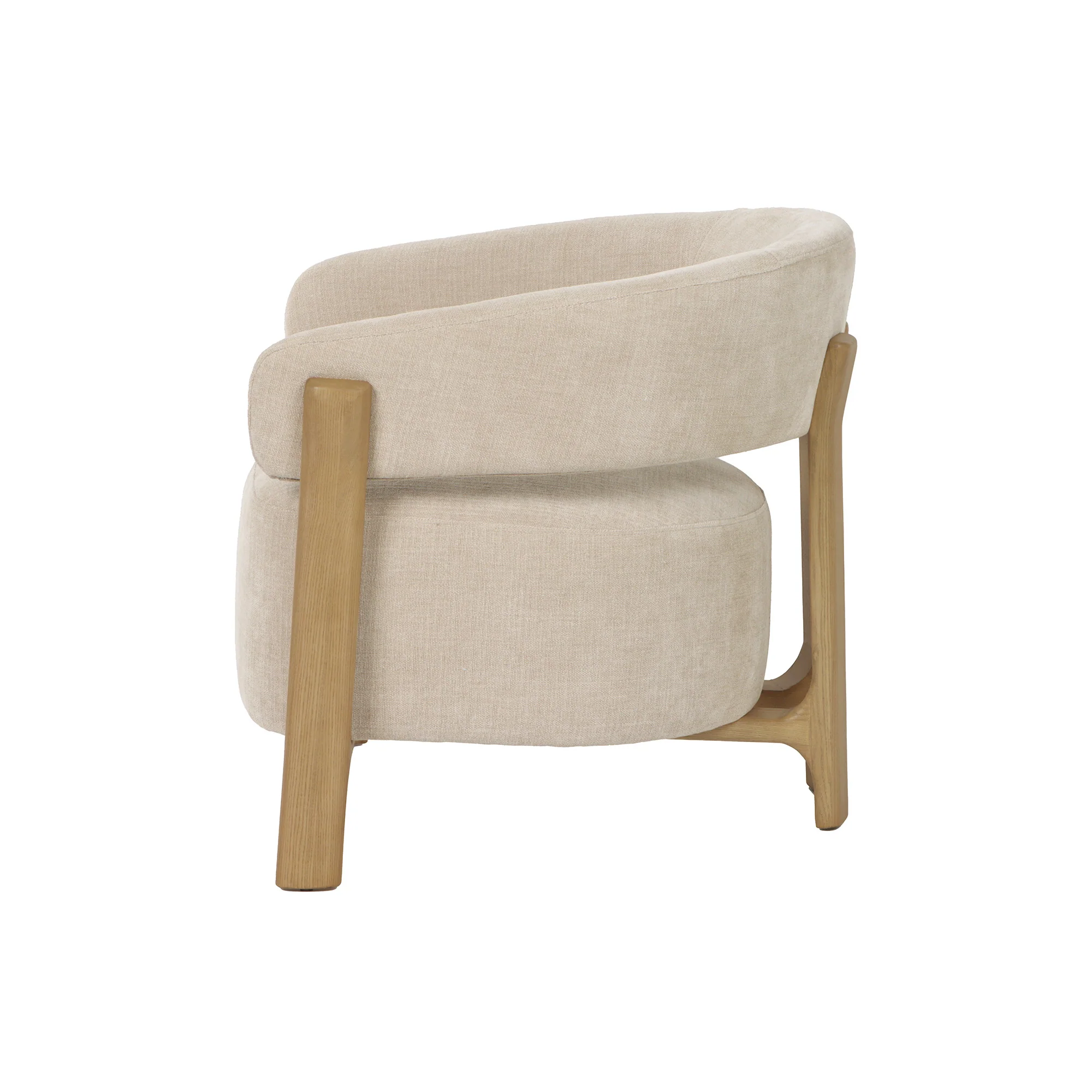 Harlow Club Chair - Barley Chenille - Image 5