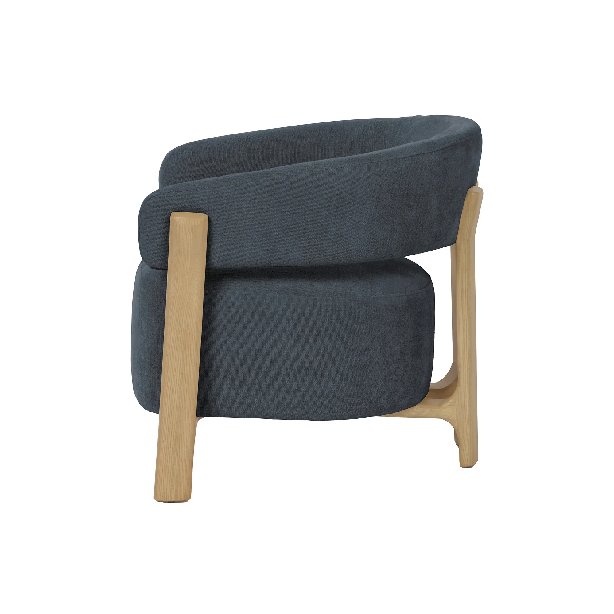 Harlow Club Chair - Spruce Grey Chenille - Image 5