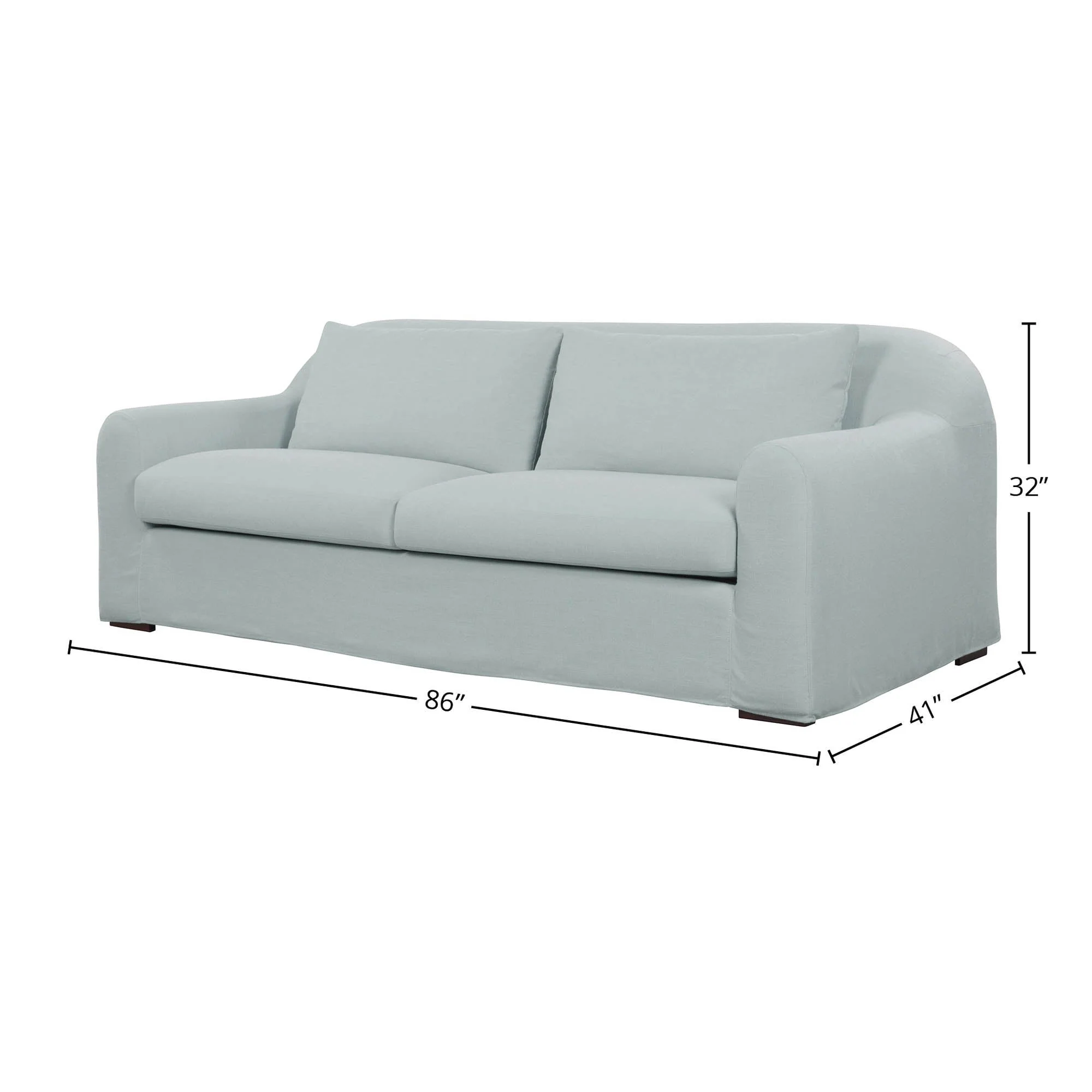 Harper Slipcover Only - Linen Sky - Image 6