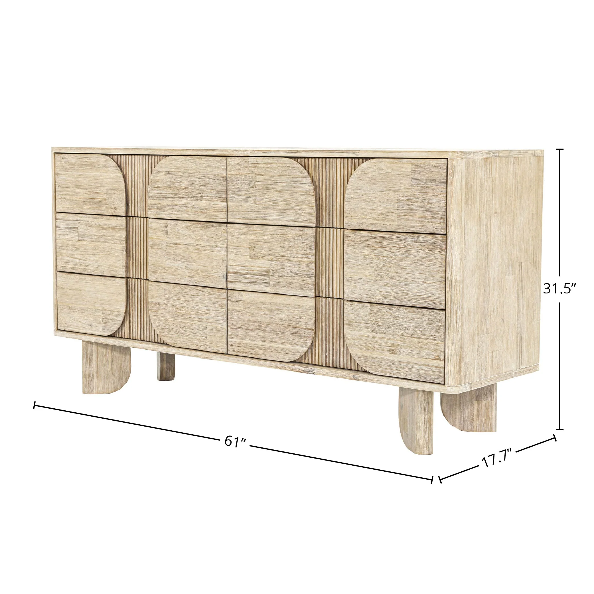 Haru 6 Drawer Dresser - Image 3